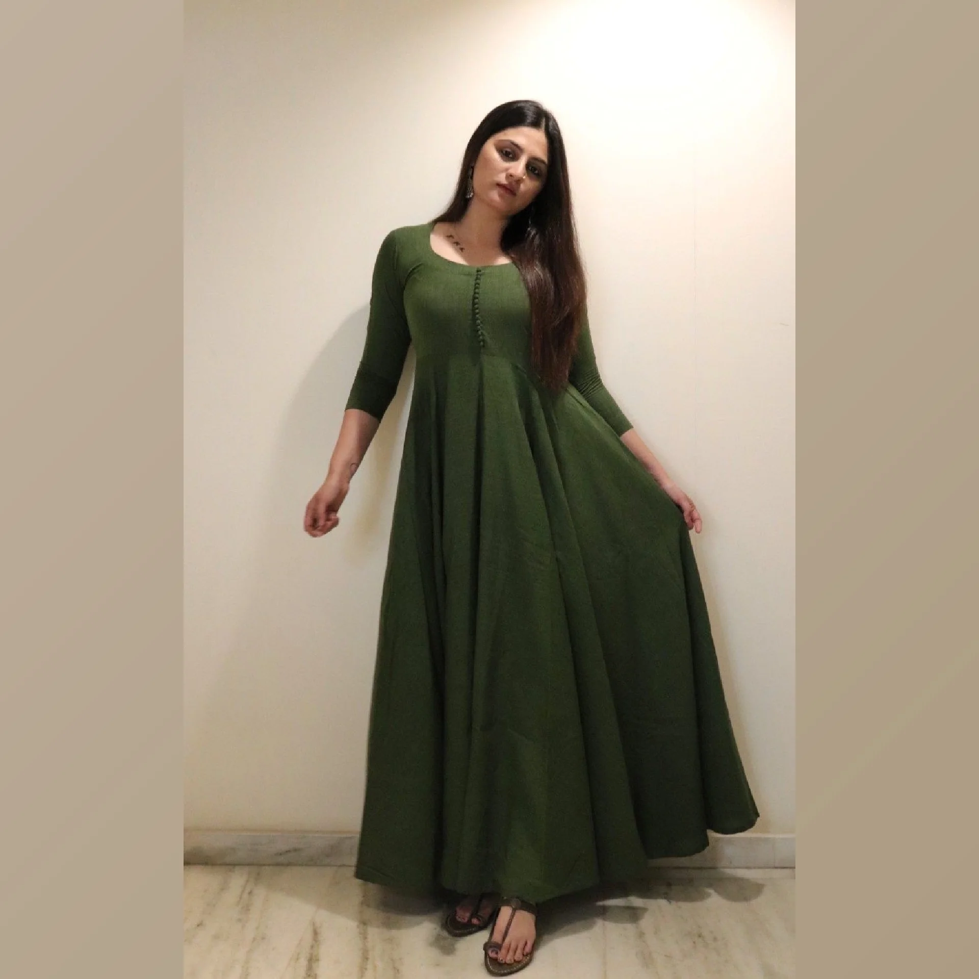 Rajvi Handloom Dress - Image 6