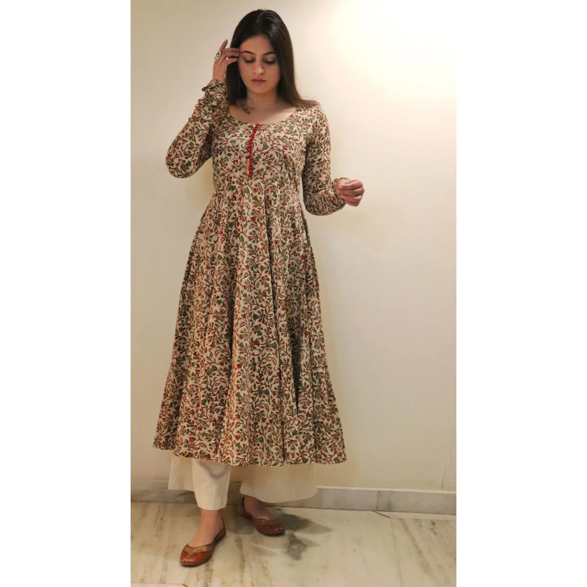 Ratna kalamkari Cotton Kurta - Image 3