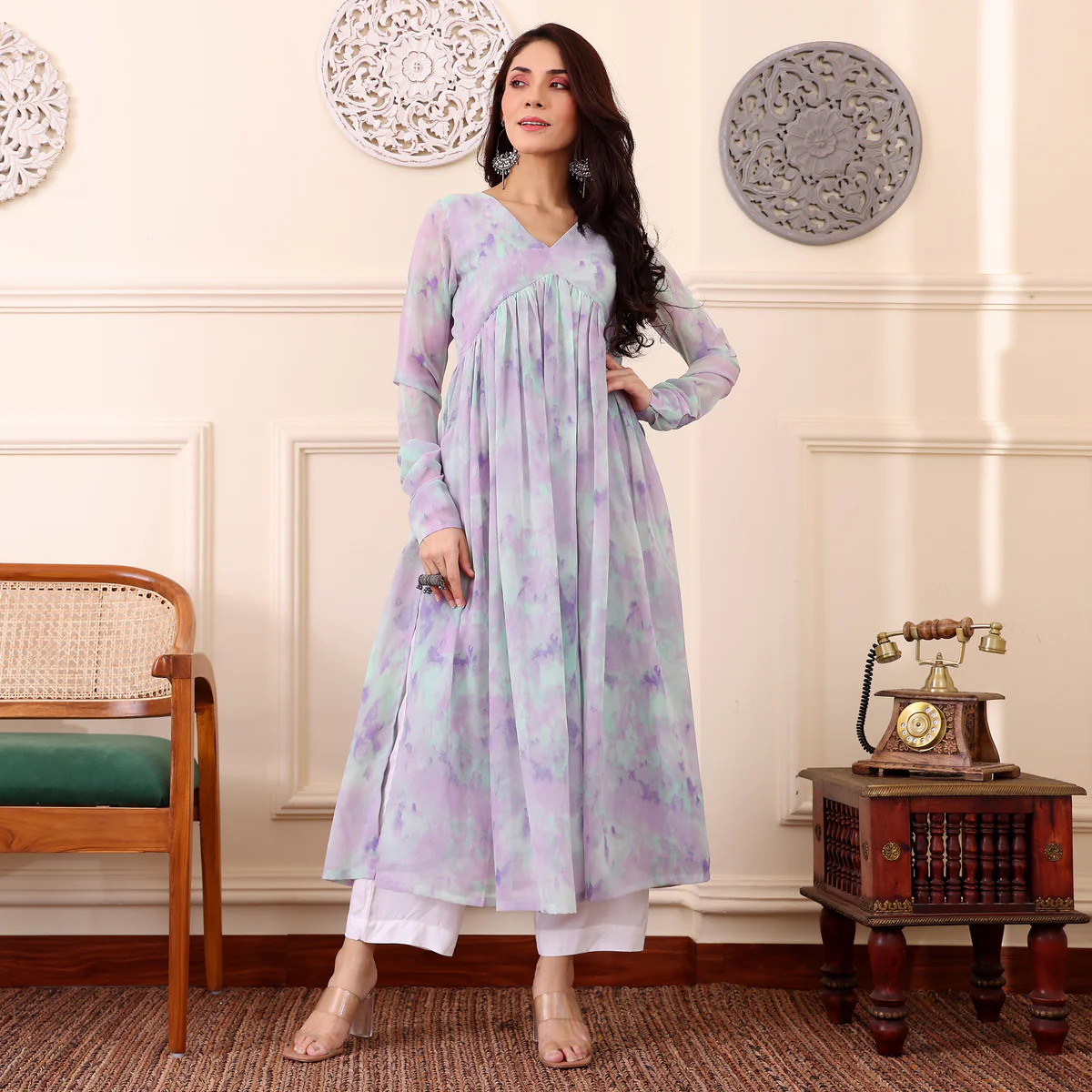 Remisa  Georgette Kurta - Image 3