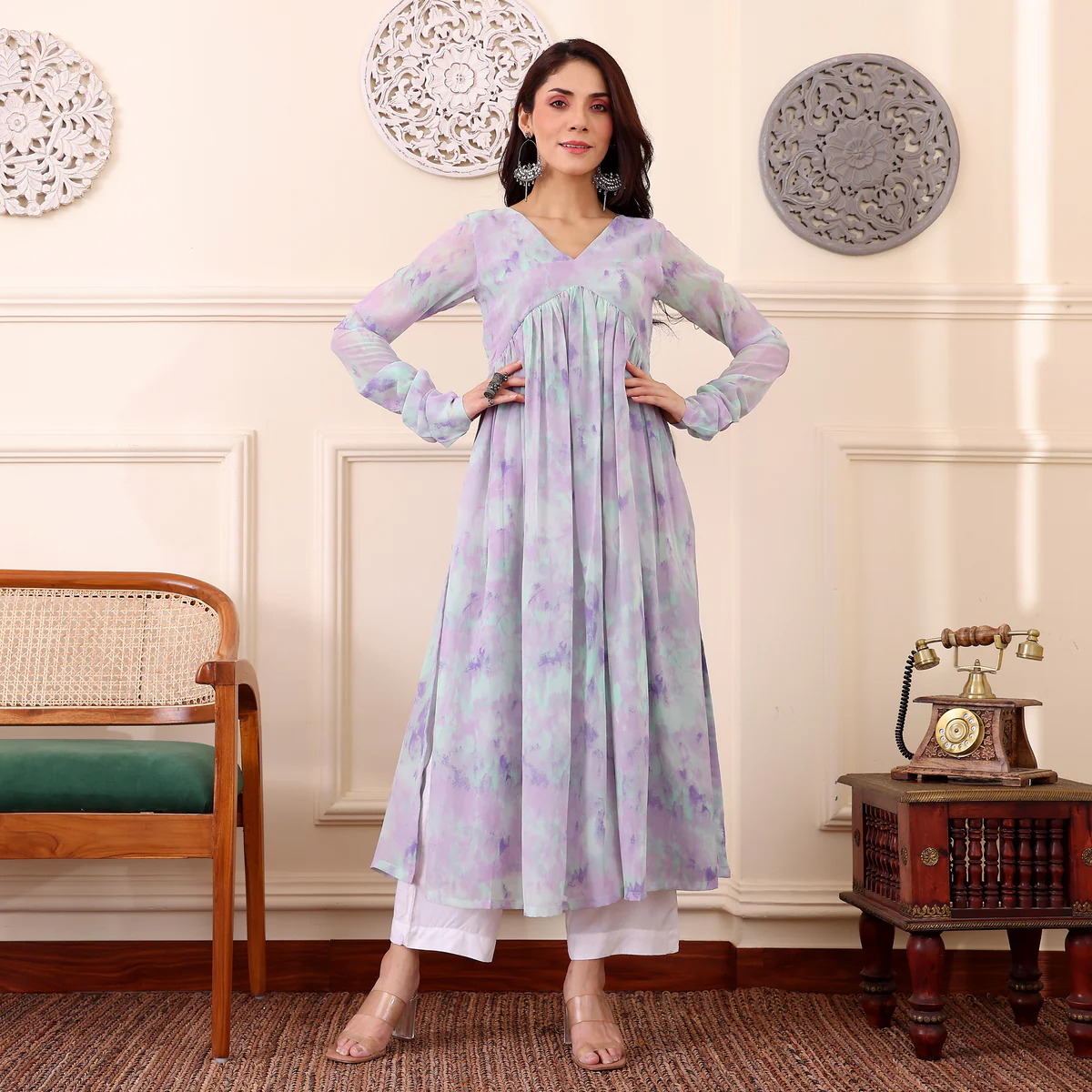 Remisa  Georgette Kurta - Image 7