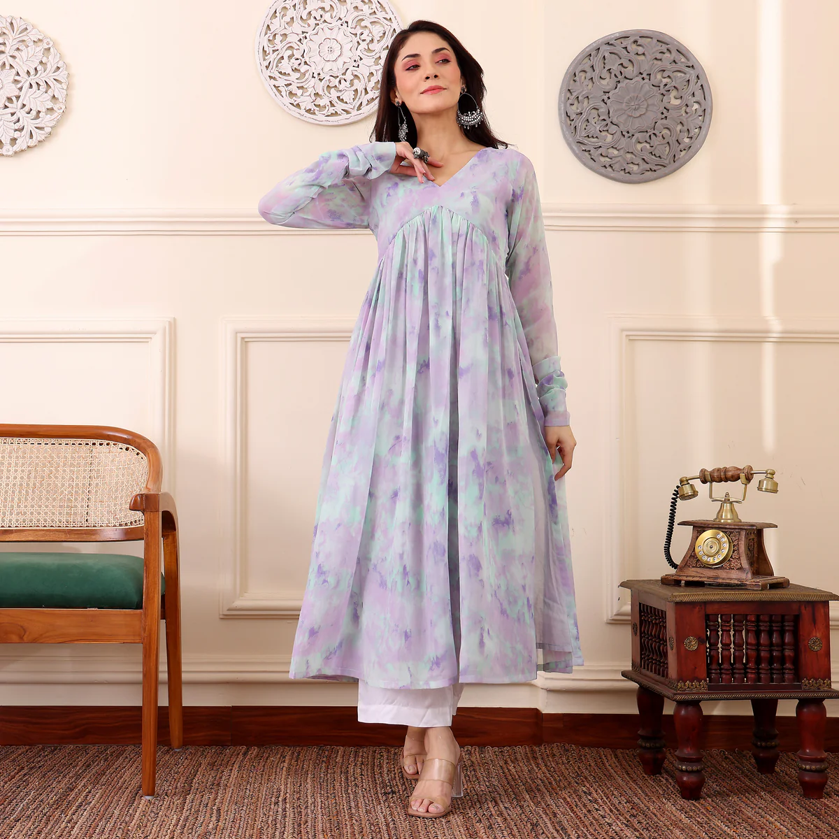 Remisa  Georgette Kurta - Image 8