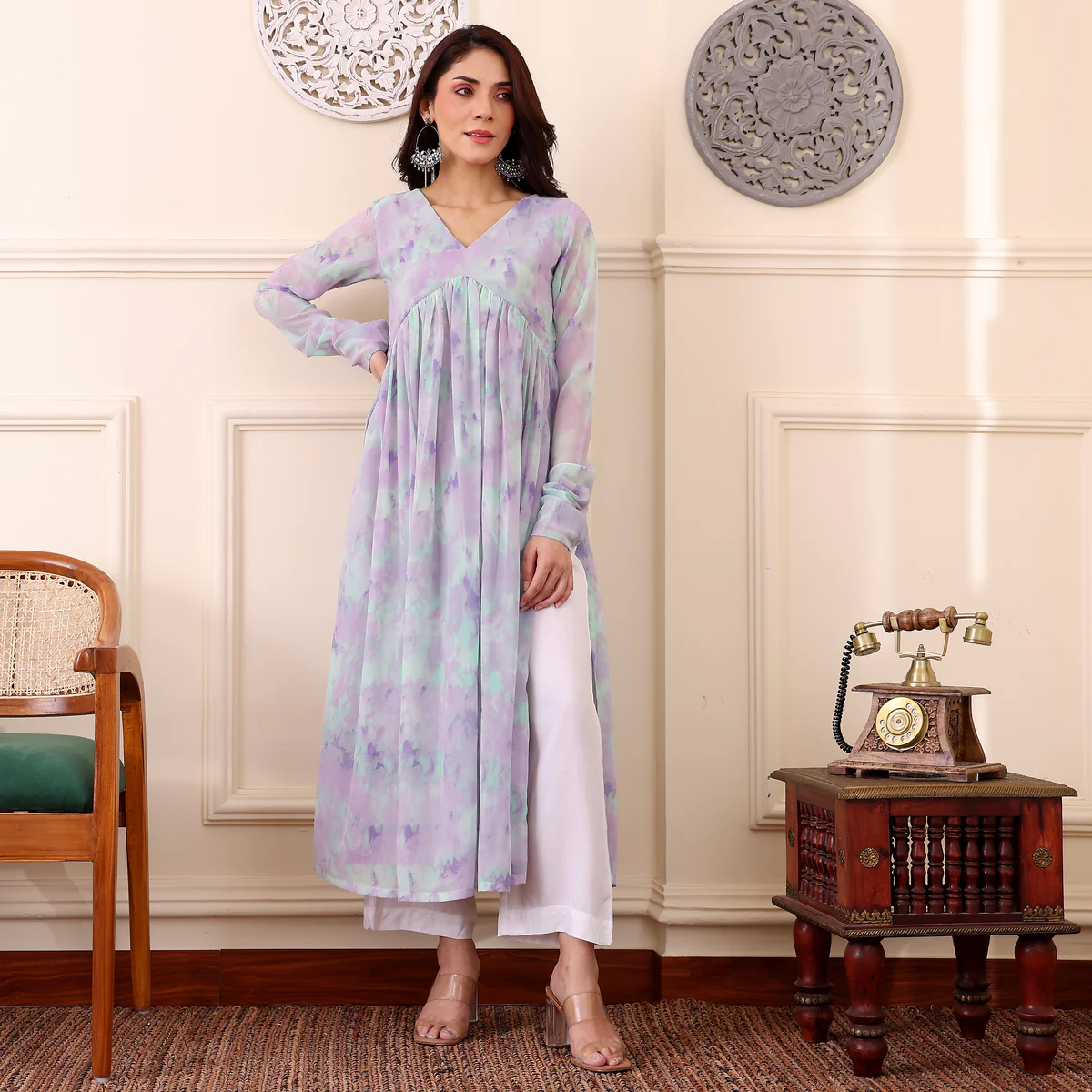 Remisa  Georgette Kurta - Image 9