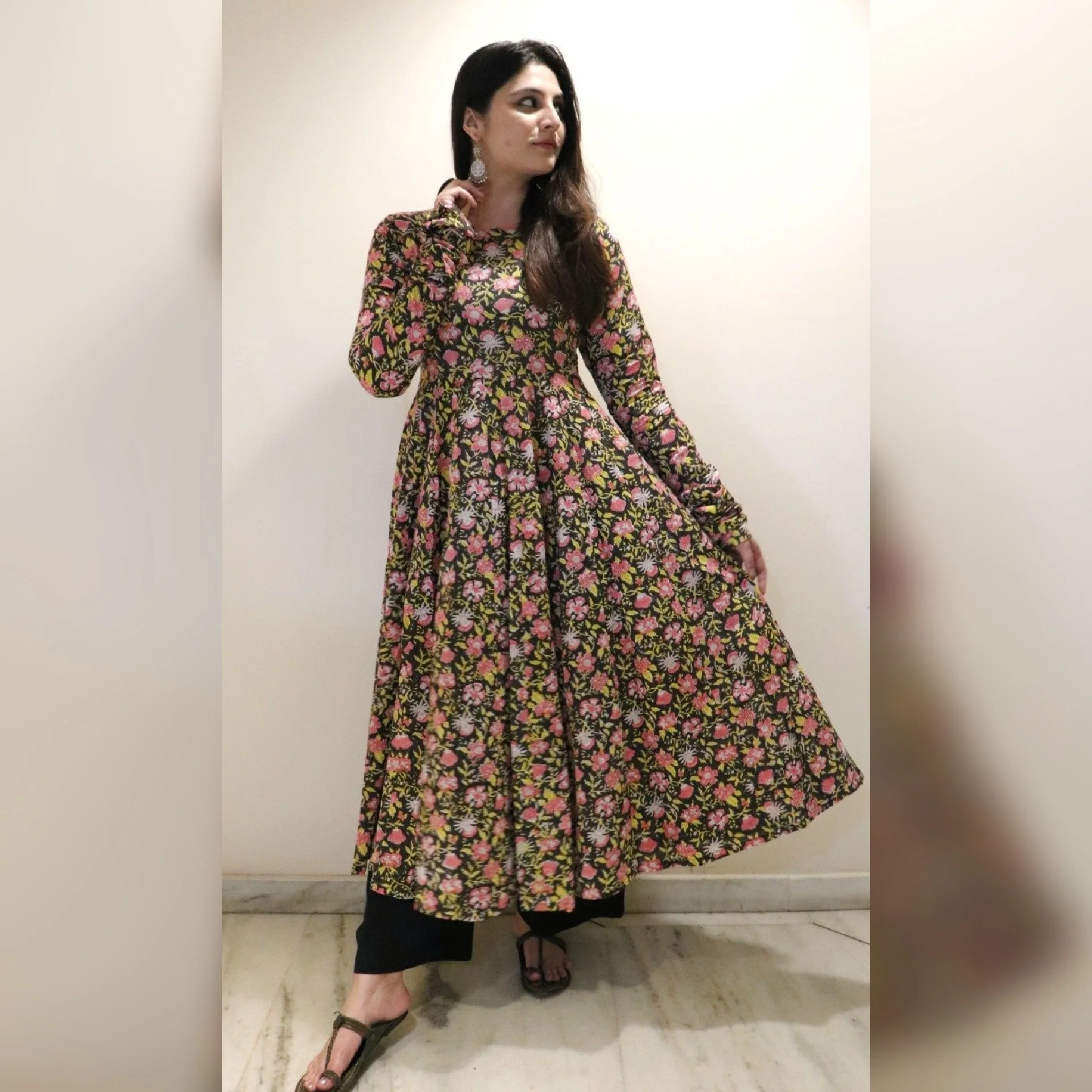 Rhea hand block kameez - Image 5