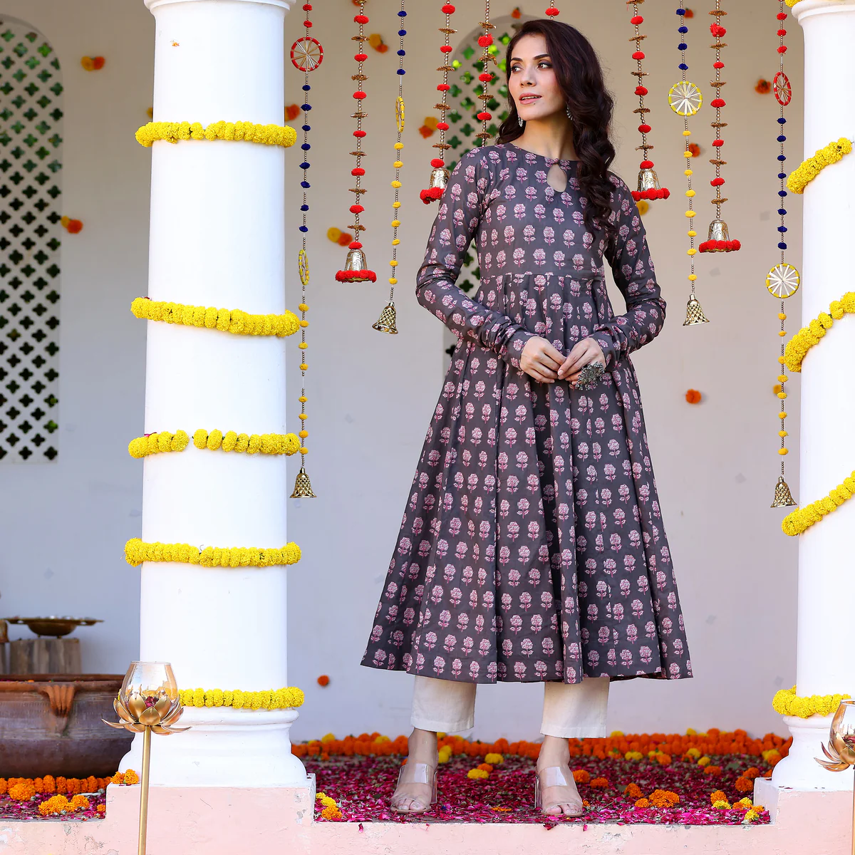 Riza Gher Cotton Kurta - Image 2