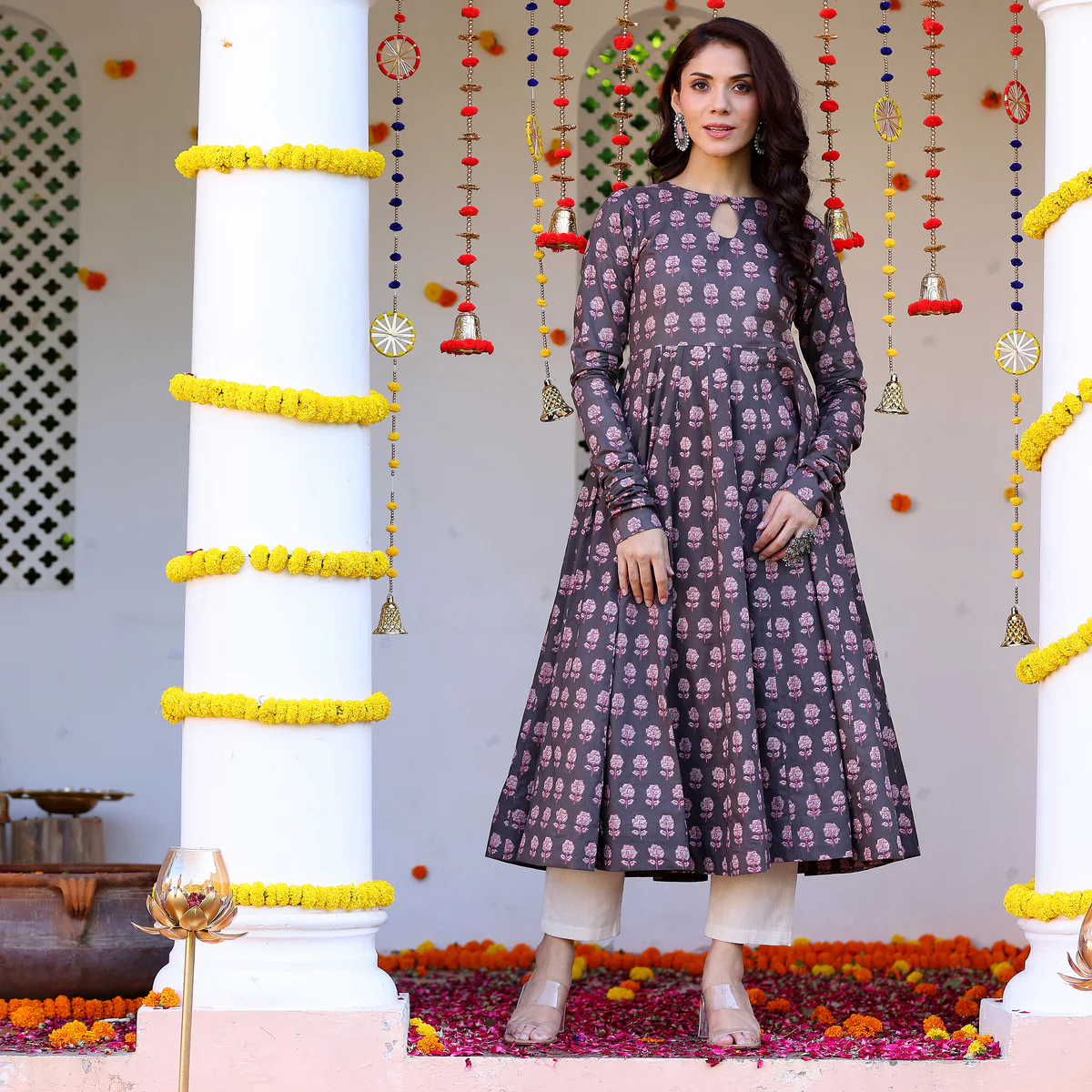 Riza Gher Cotton Kurta - Image 5