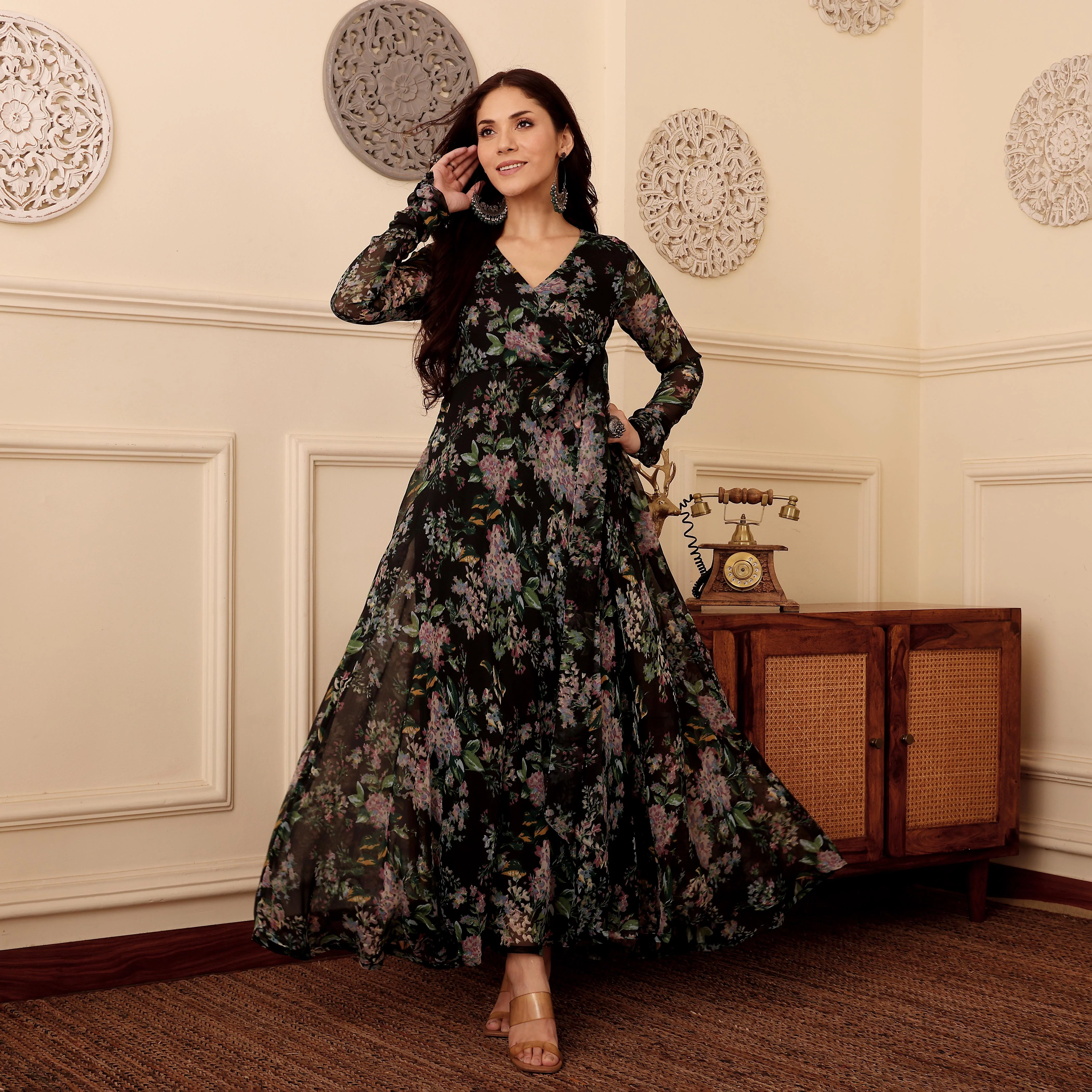 Ruh Georgette Angrakha - Image 2