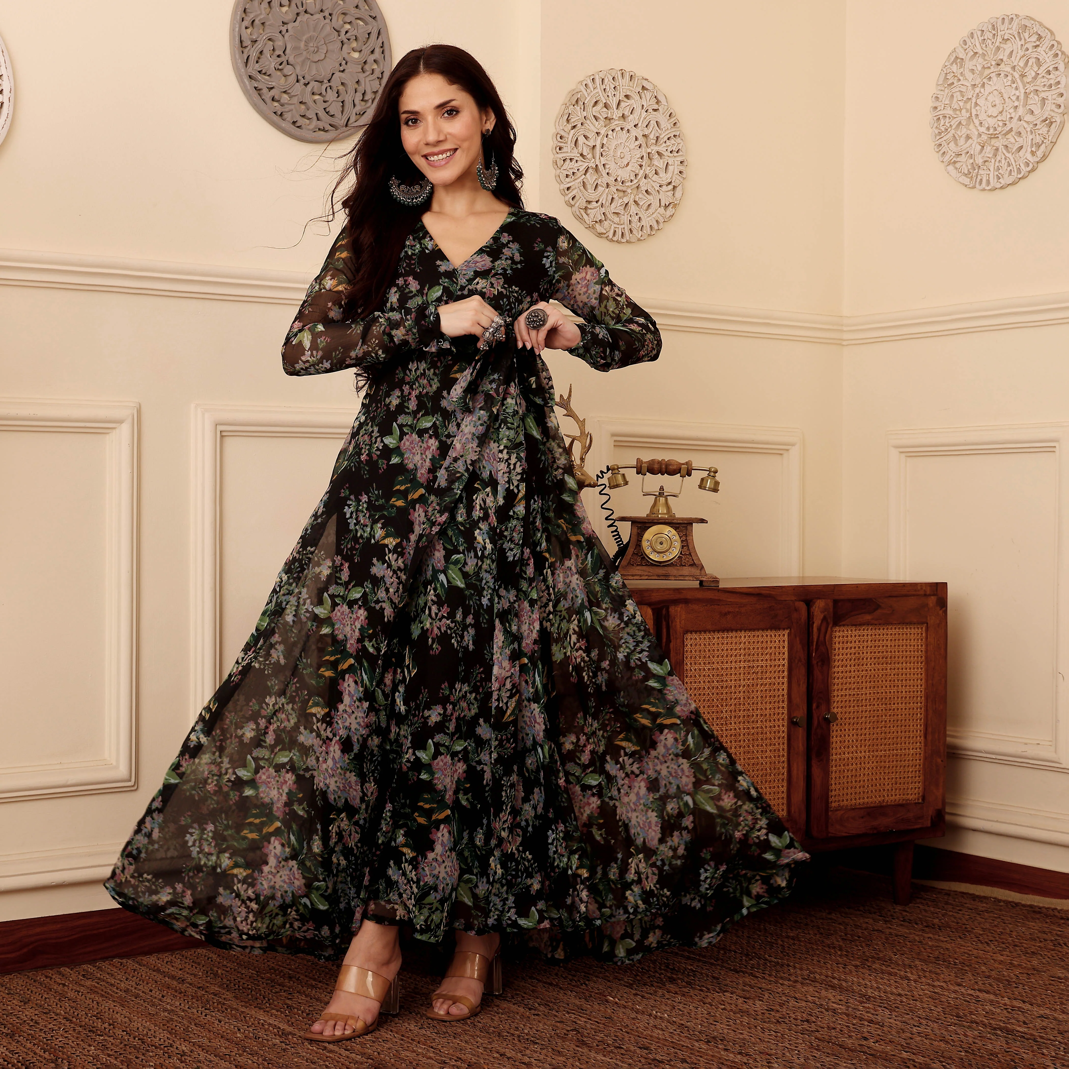 Ruh Georgette Angrakha - Image 3