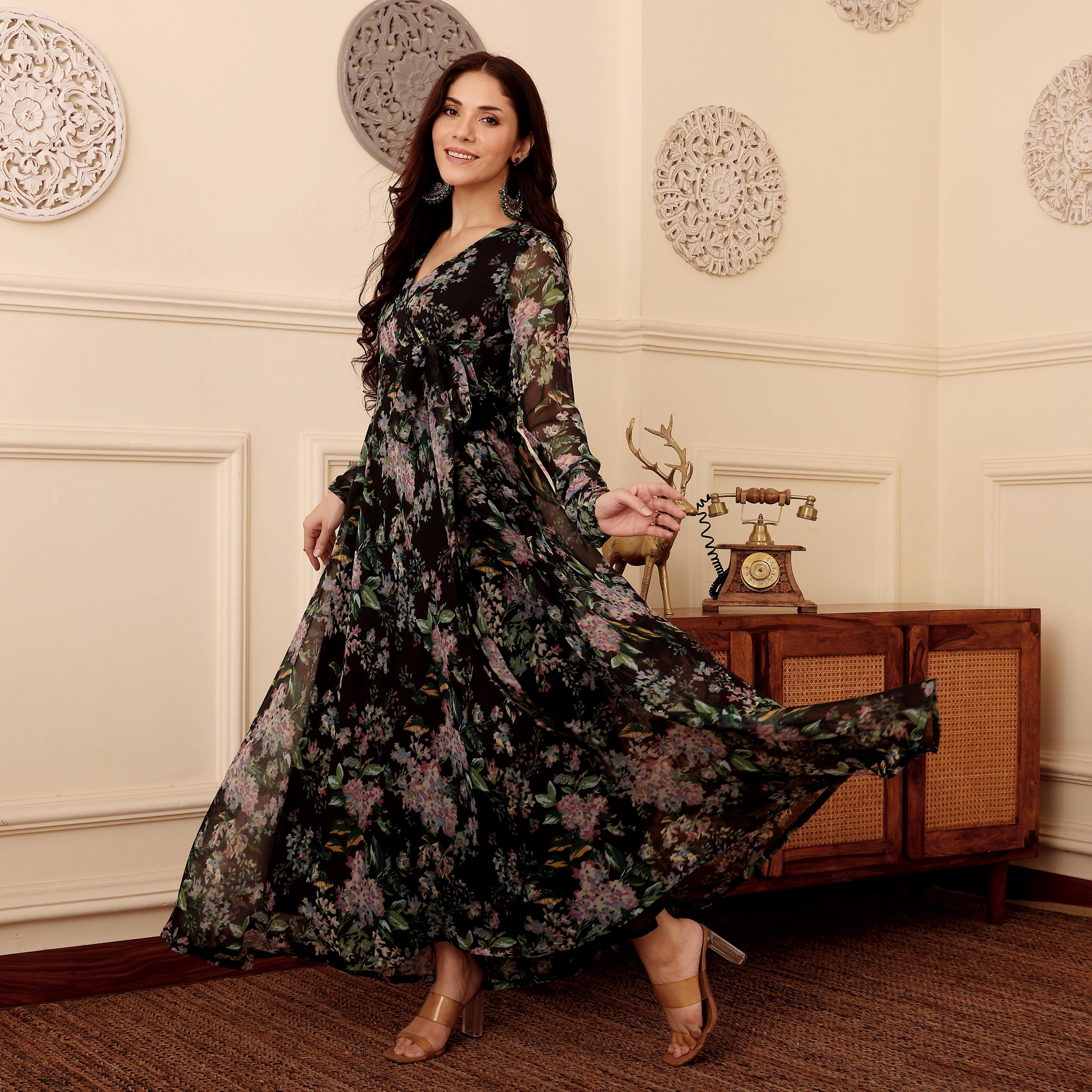 Ruh Georgette Angrakha - Image 9