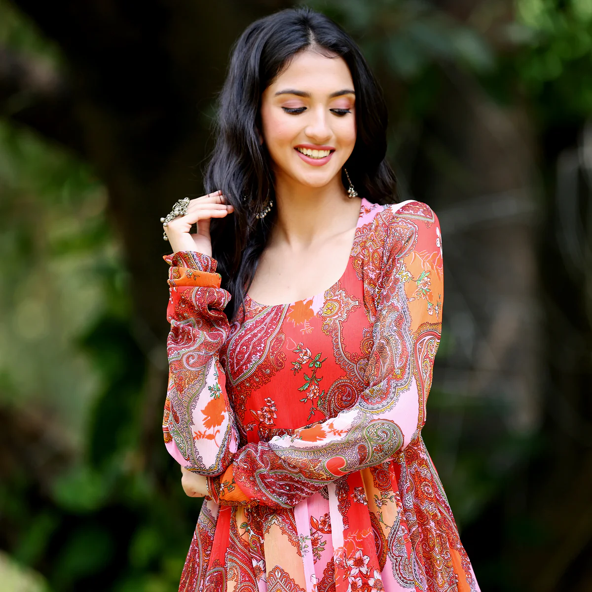 Roomi Floral Kurta - Image 3