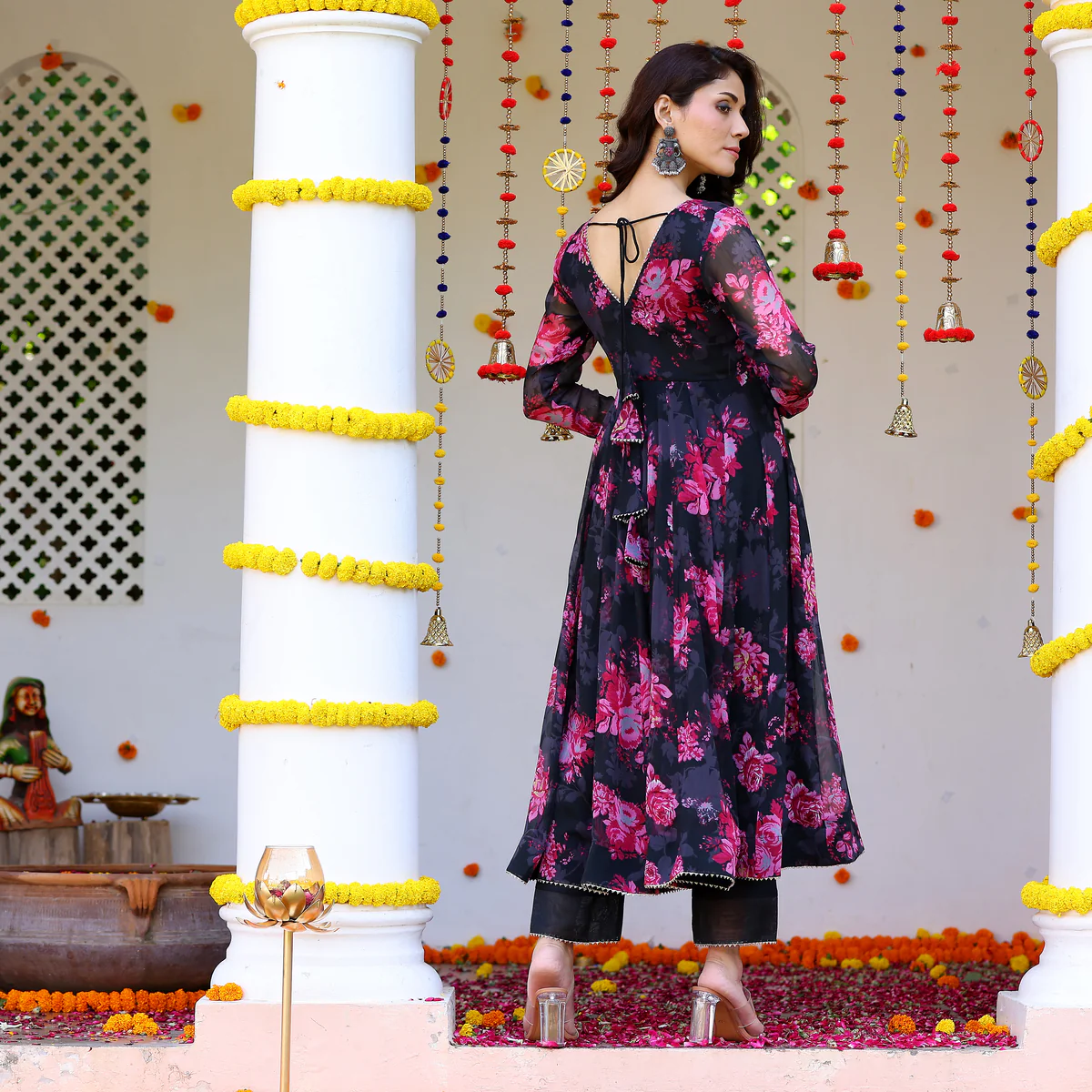 Rosie Floral  Georgette Set - Image 6