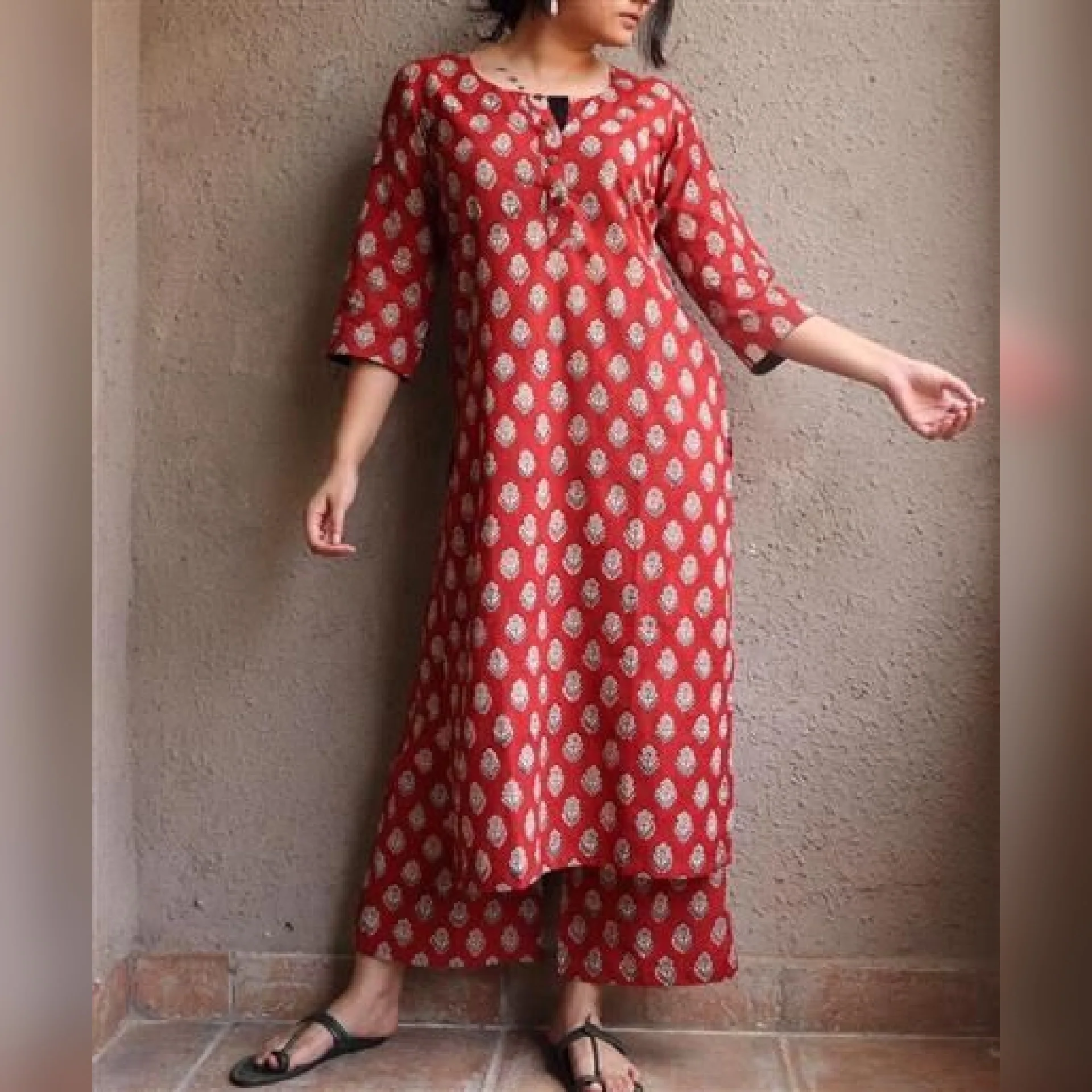 Roza Block Printed Set - Image 3