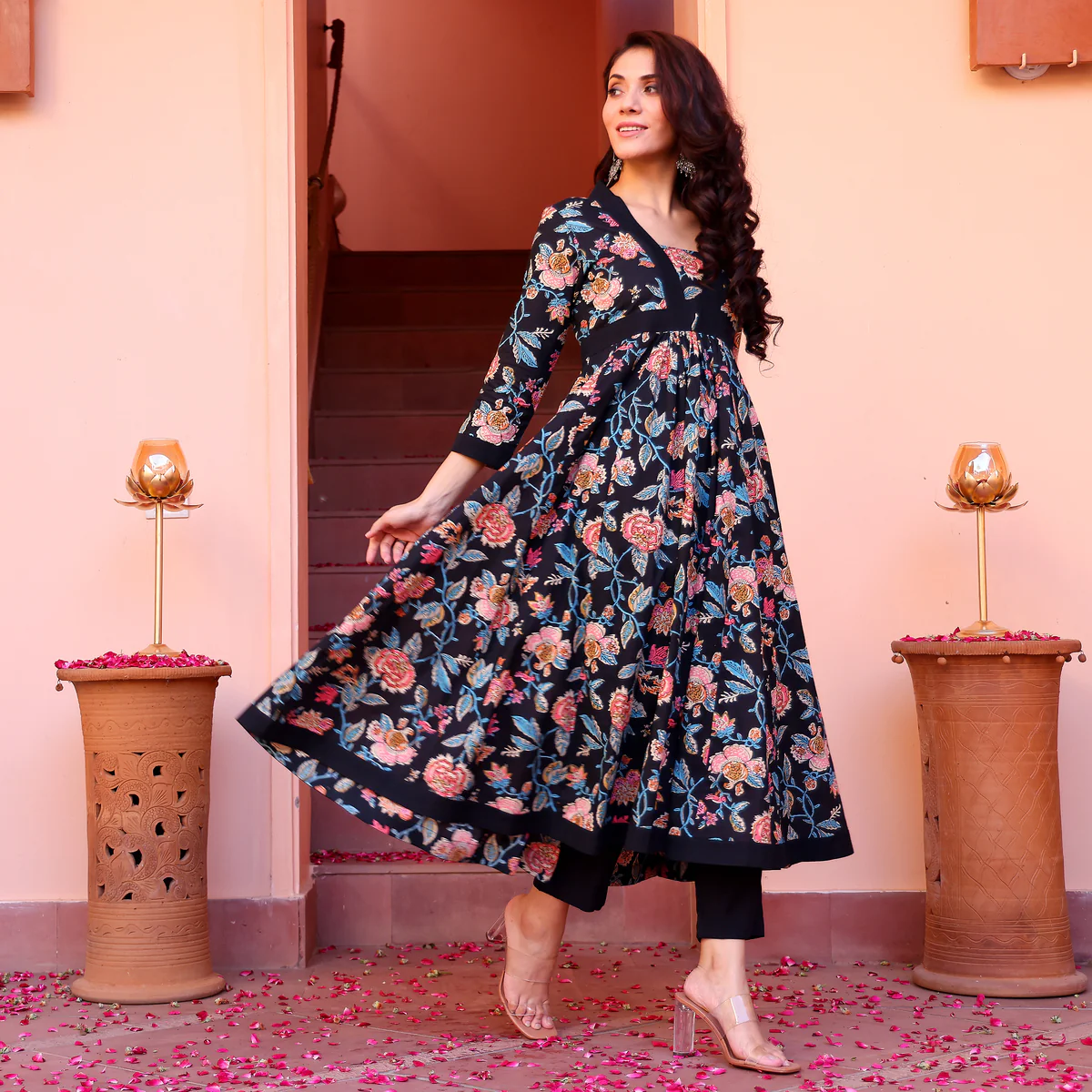 Rushali Printed Cotton kurta - Image 2