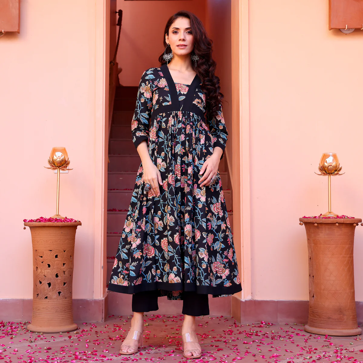 Rushali Printed Cotton kurta - Image 3