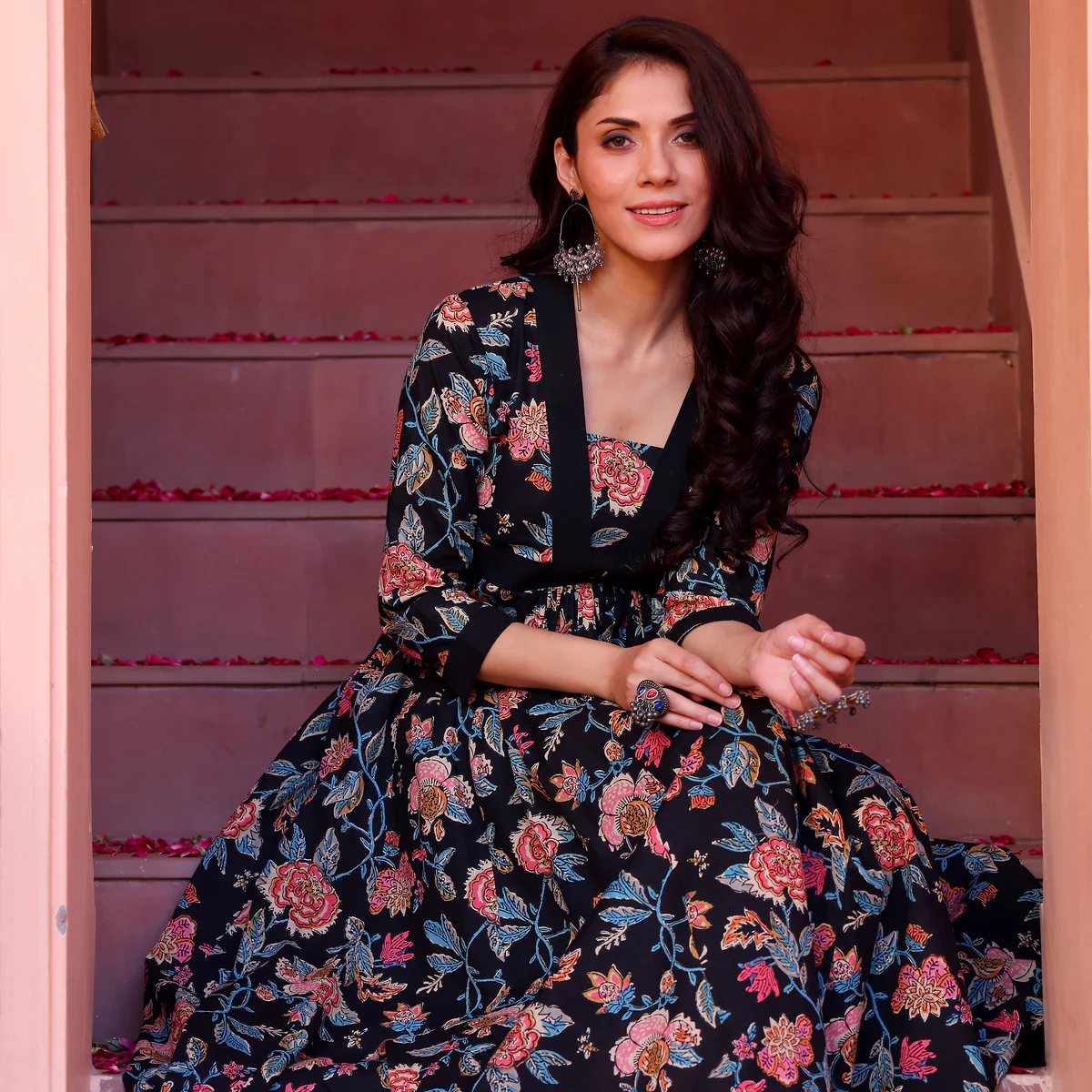 Rushali Printed Cotton kurta - Image 4