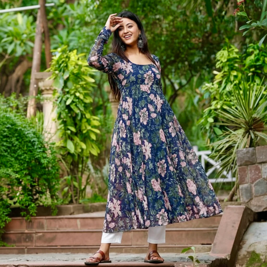 Saachi Georgette Kurta - Image 2