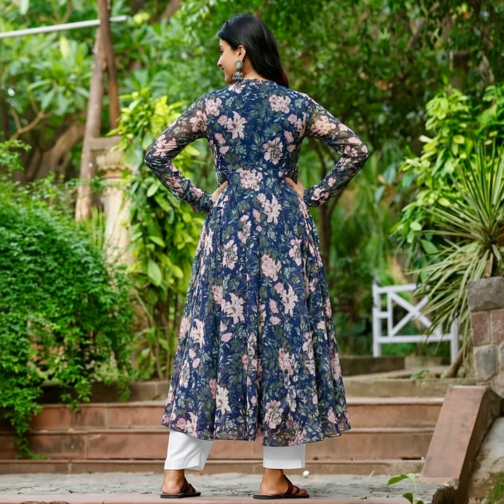 Saachi Georgette Kurta - Image 3
