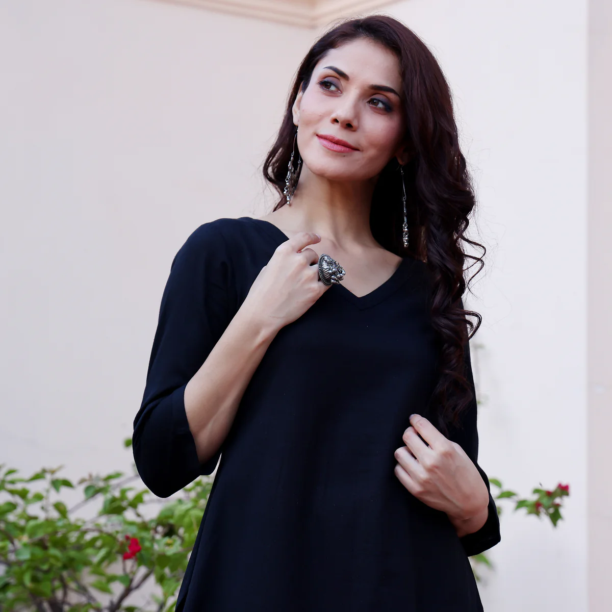 Shibra Black Cotton Set - Image 5