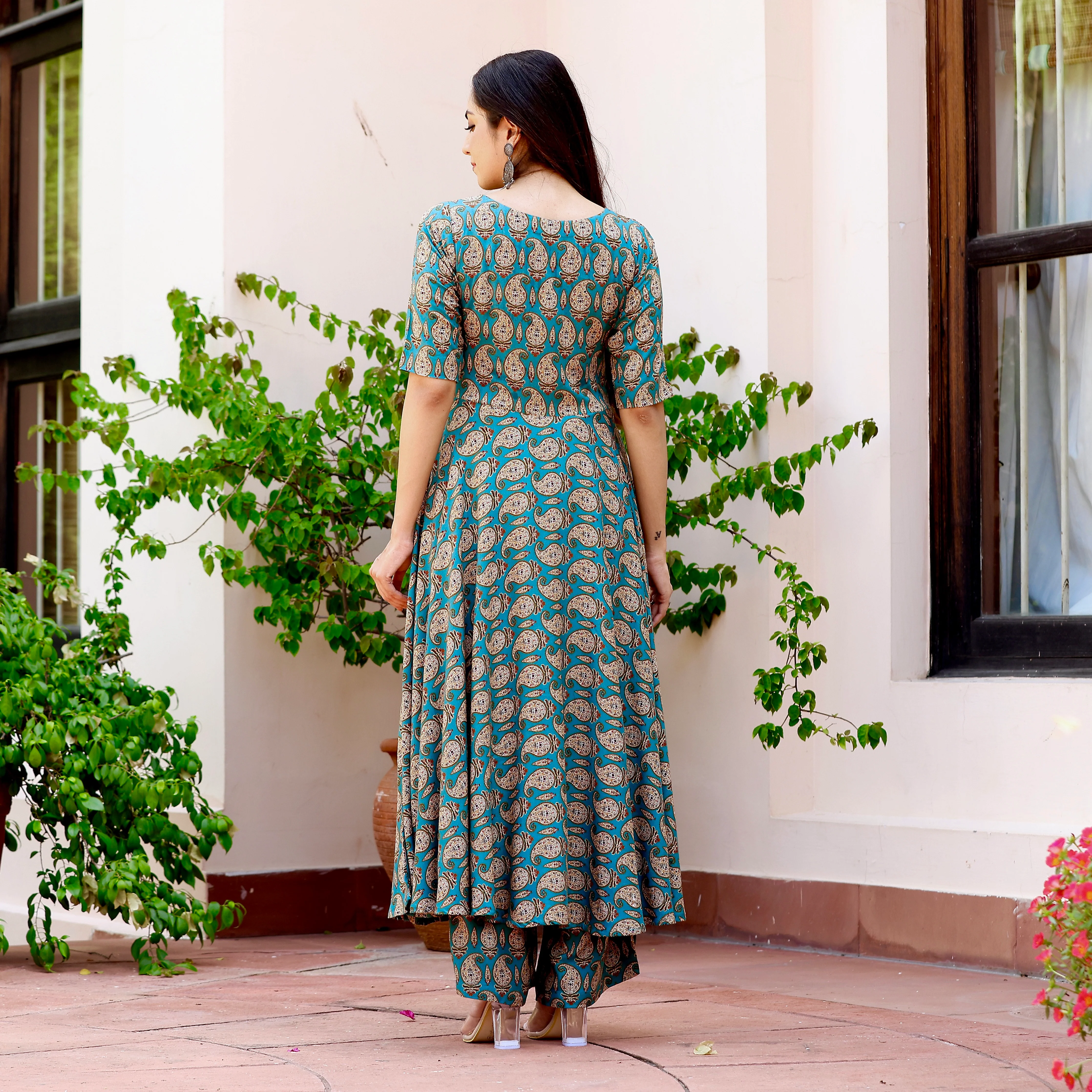Sarika Rayon Gher set - Image 6