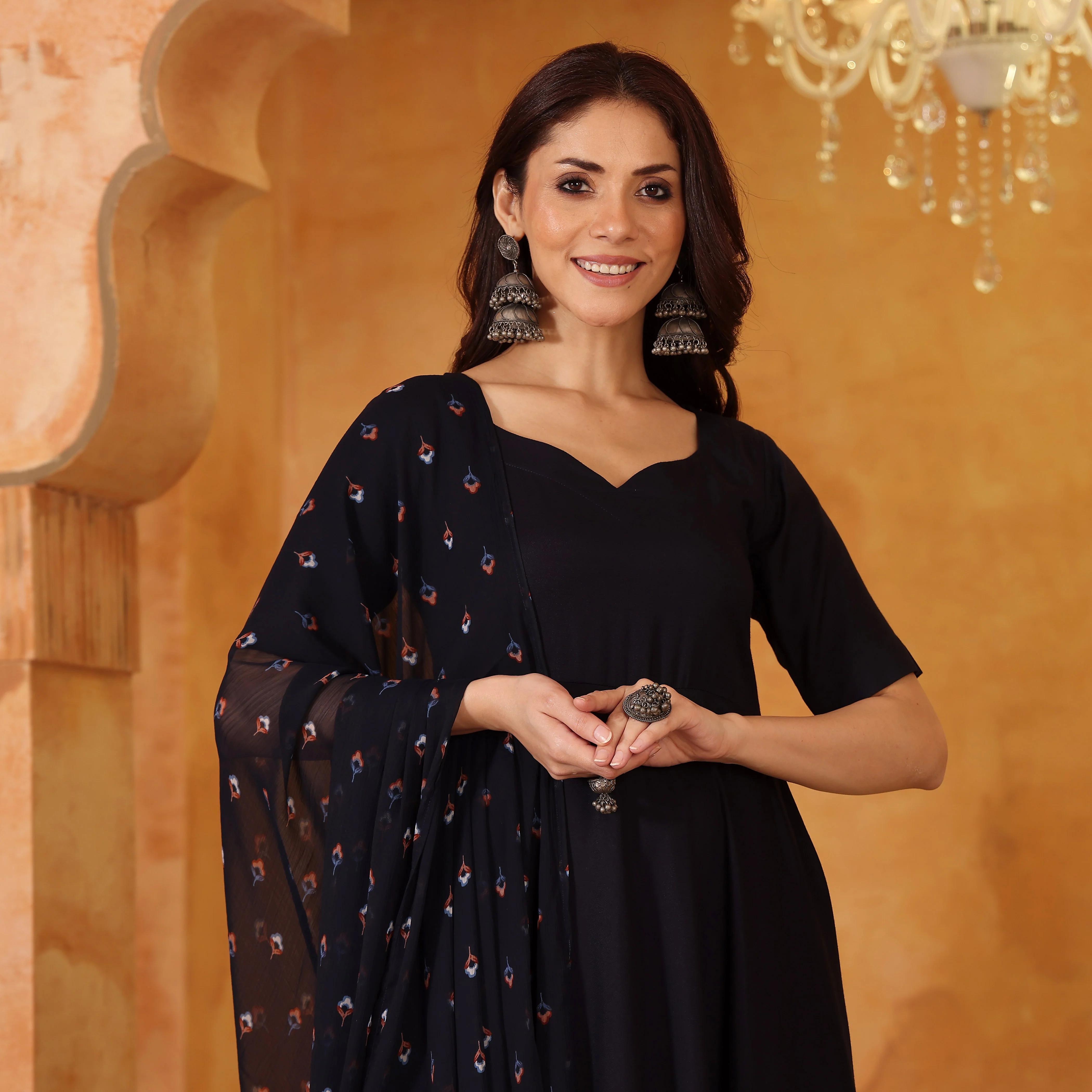 Ranaya Blue Rayon Set - Image 3