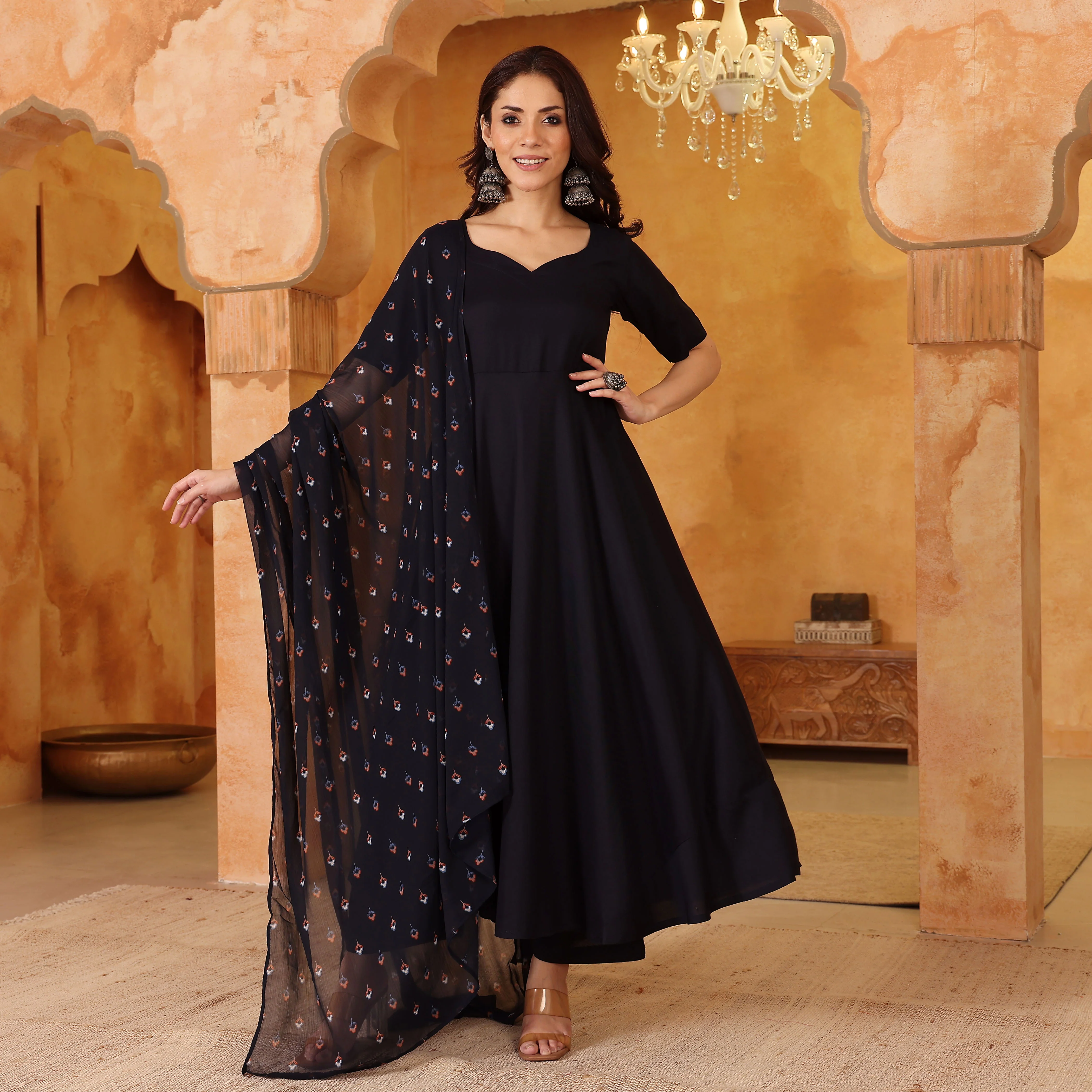 Ranaya Blue Rayon Set - Image 8