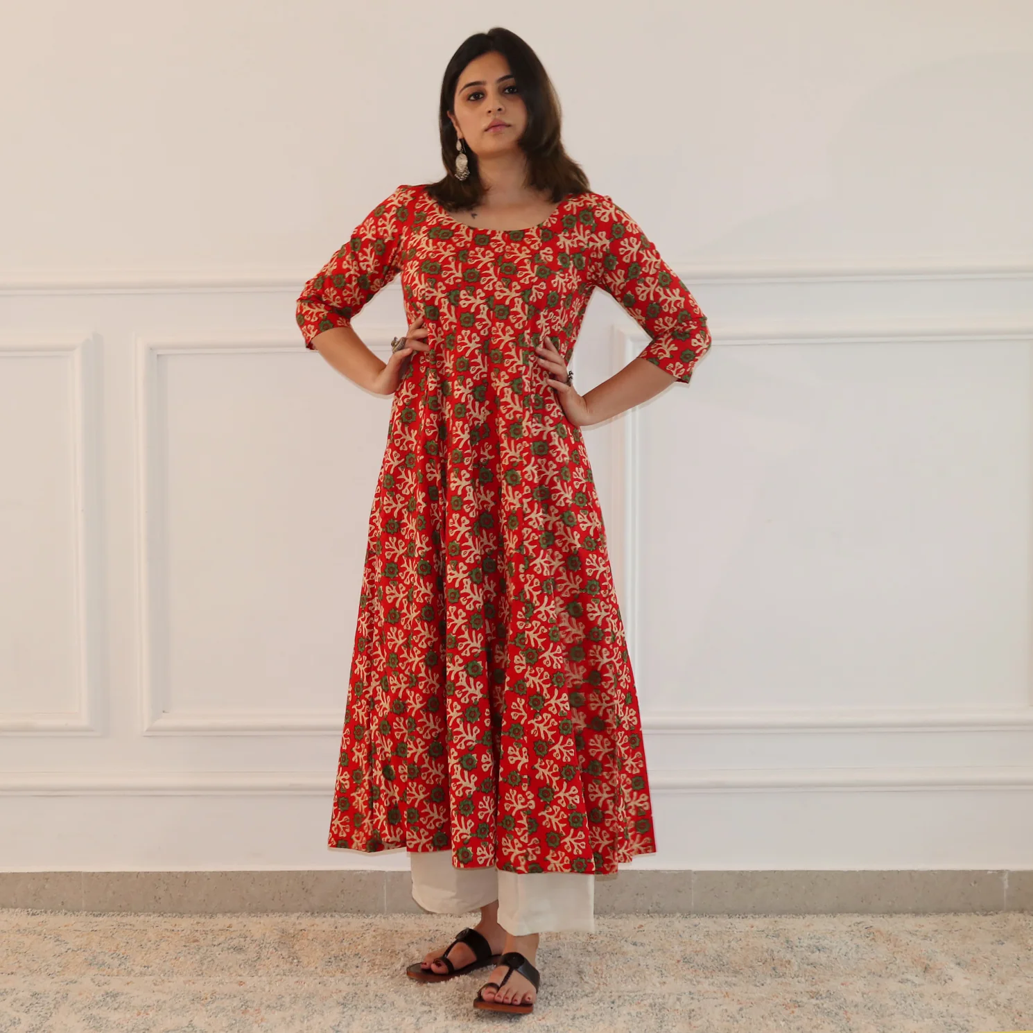 Savira Cotton Kalidar Kurta - Image 5