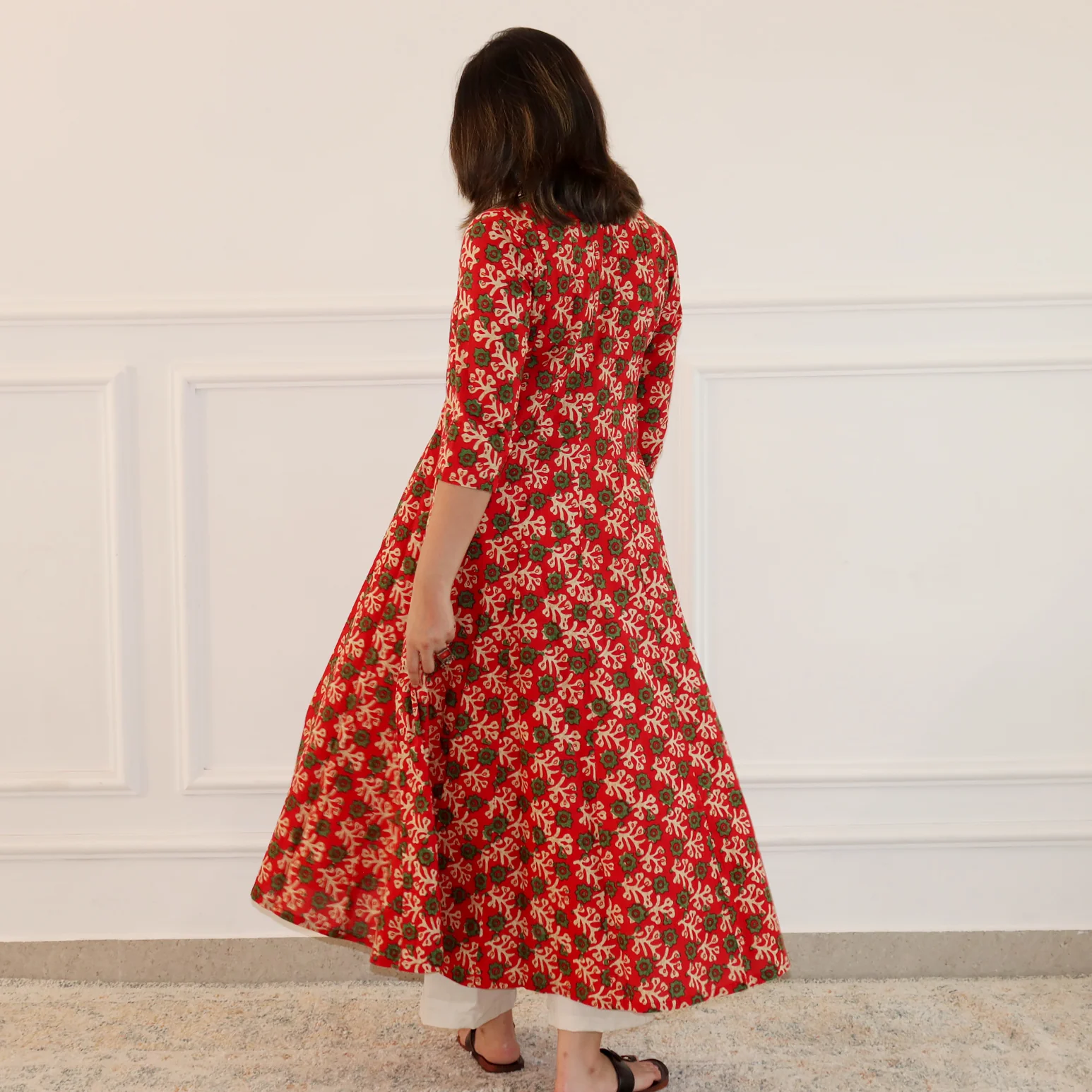 Savira Cotton Kalidar Kurta - Image 6