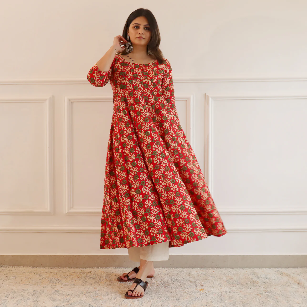 Savira Cotton Kalidar Kurta - Image 8
