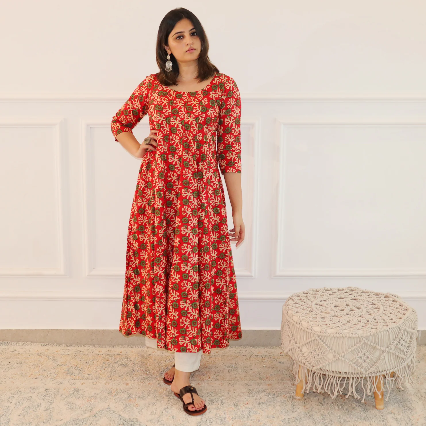 Savira Cotton Kalidar Kurta - Image 9