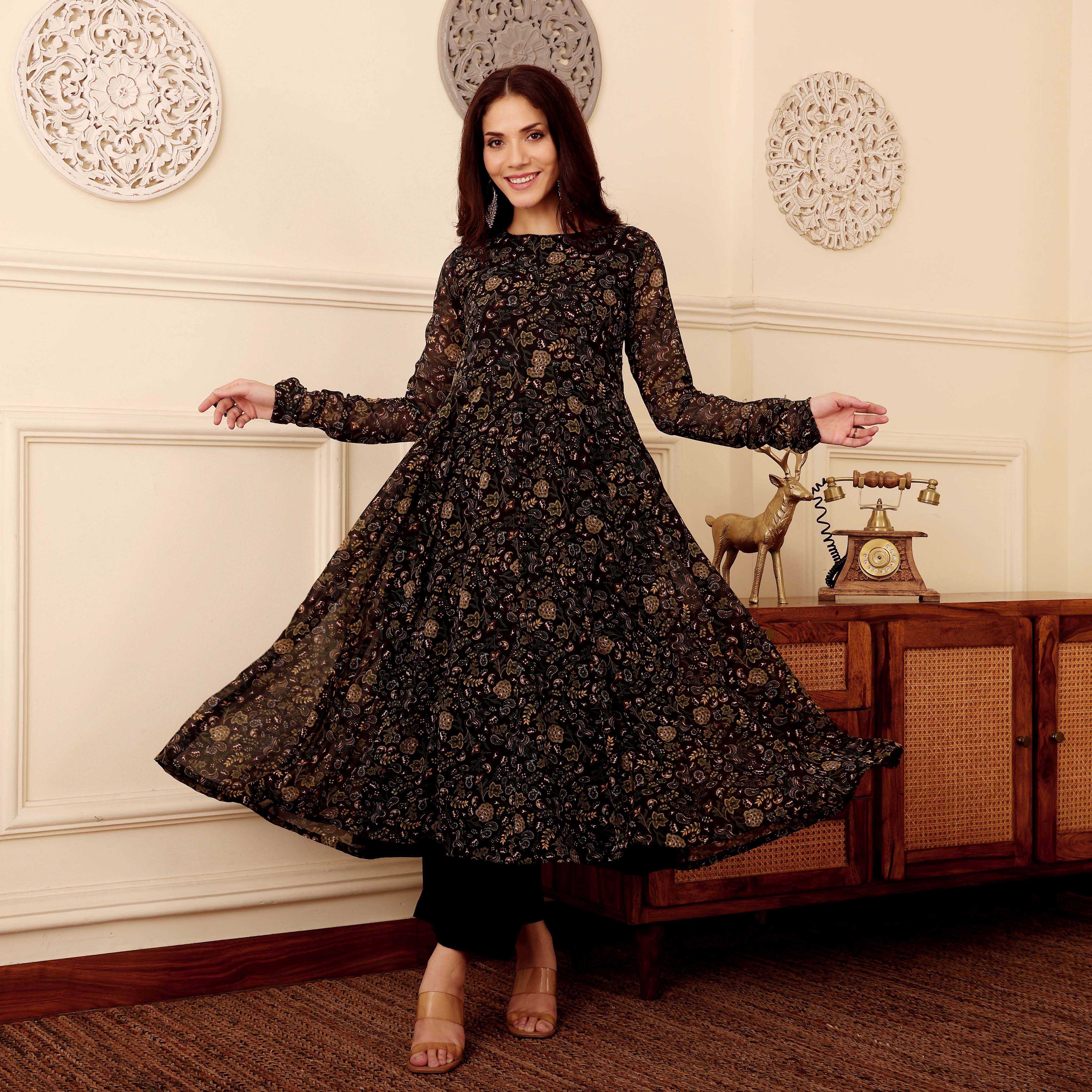Shajha Georgette Kurta - Image 5