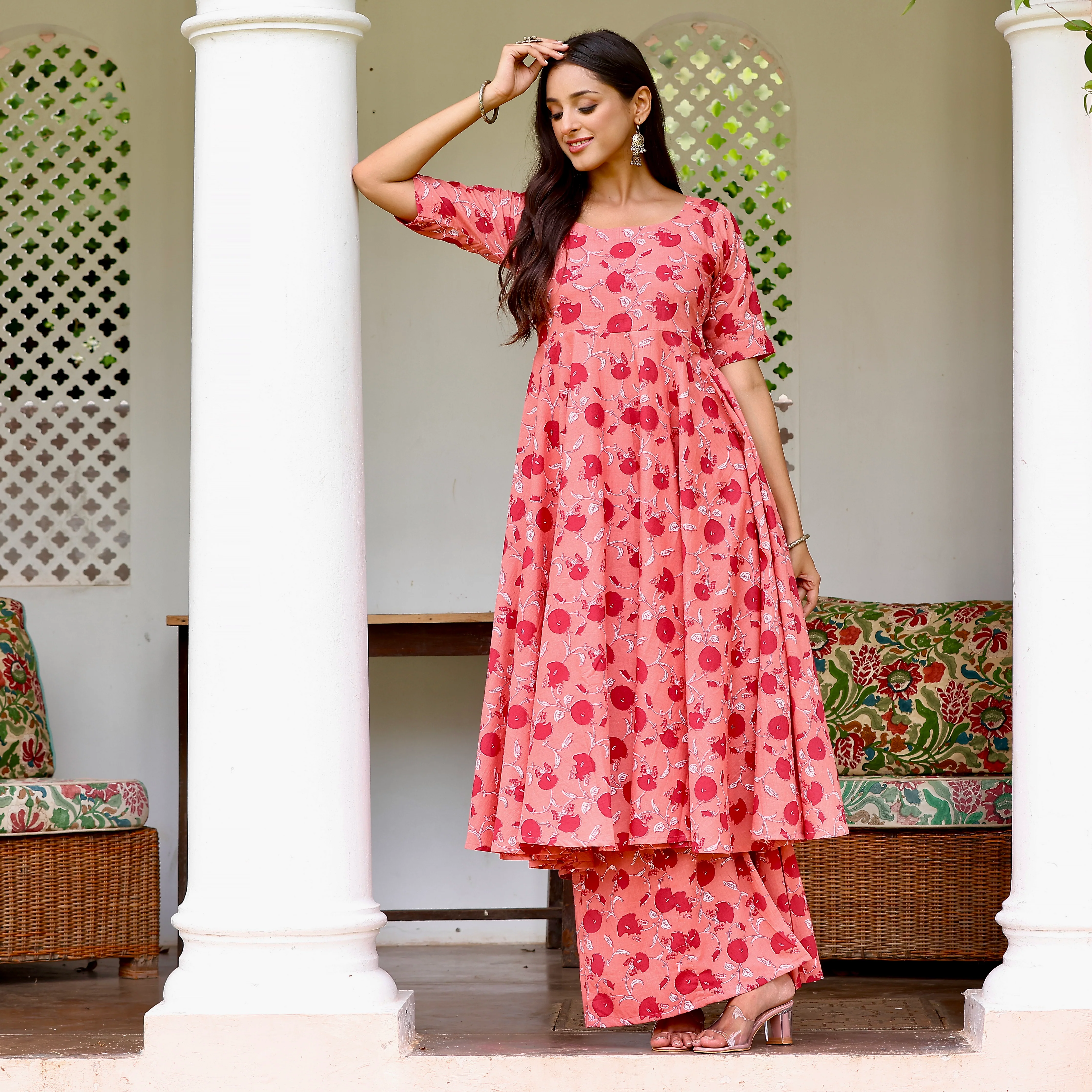 Shama Cotton Sharara set - Image 3
