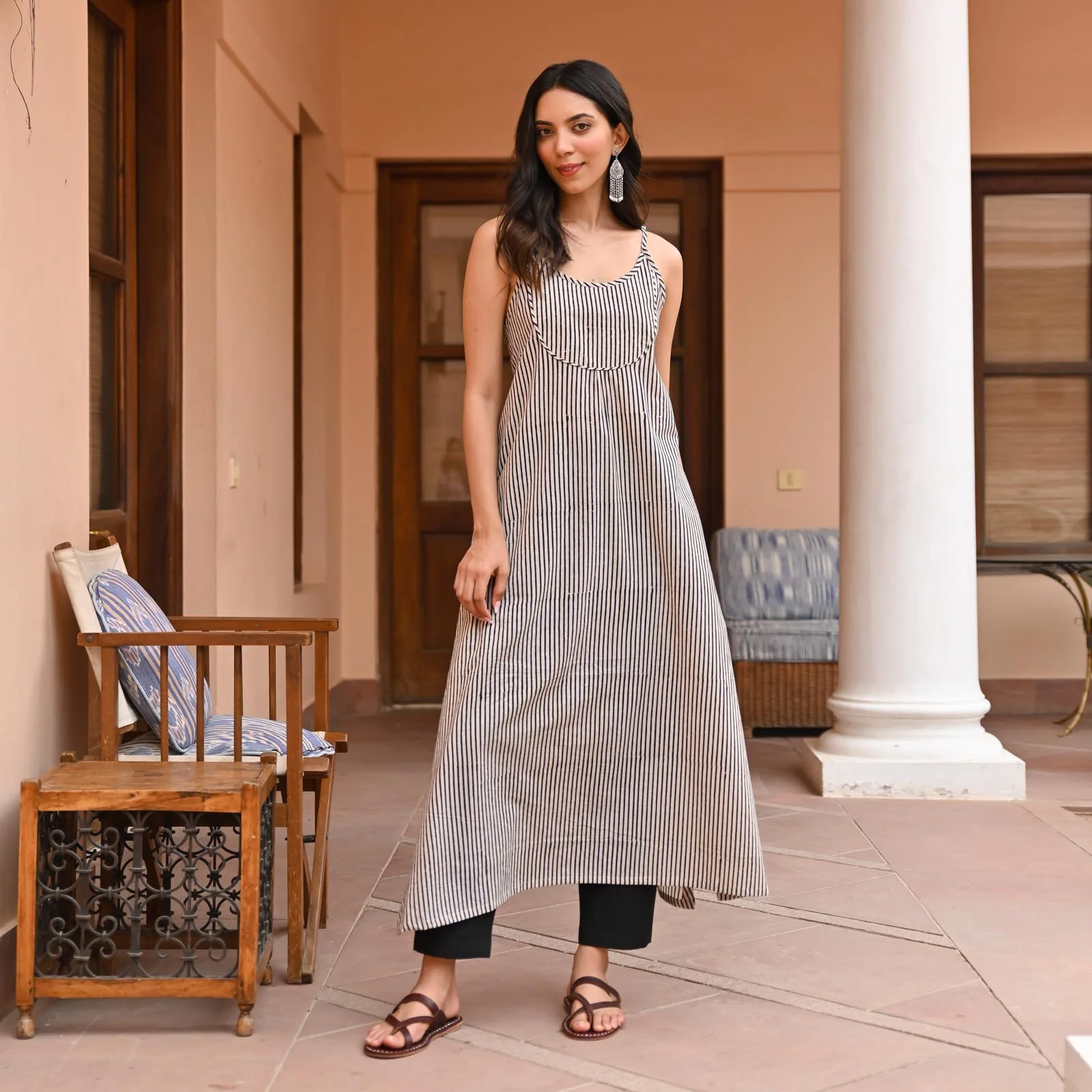Shifa  Cotton Hand Block Printed Kurta - Image 2