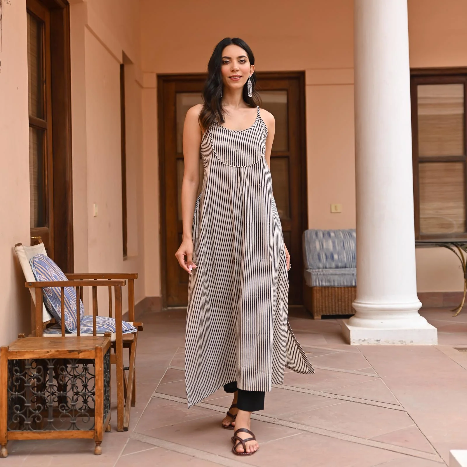 Shifa  Cotton Hand Block Printed Kurta - Image 4