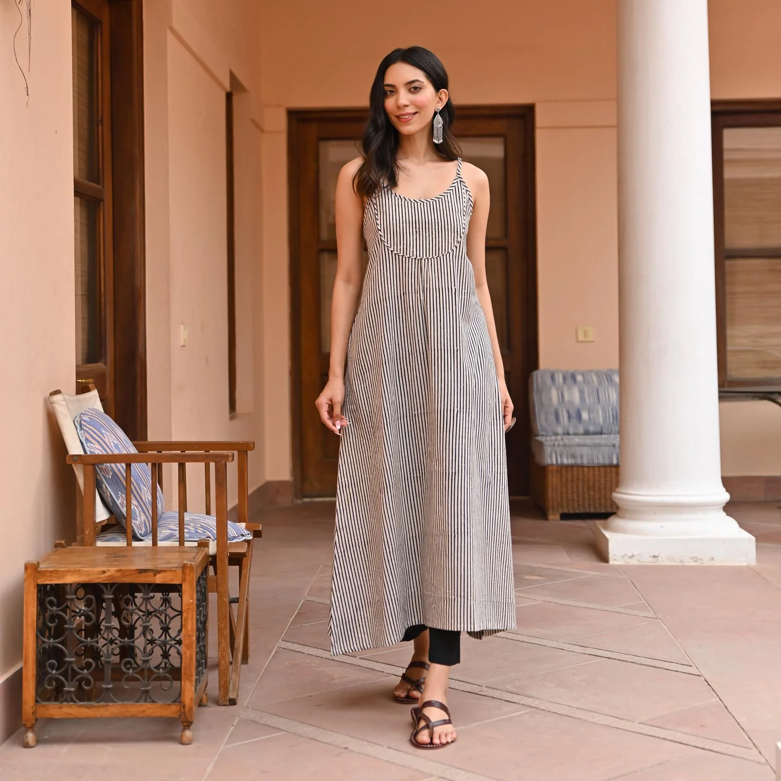Shifa  Cotton Hand Block Printed Kurta - Image 6