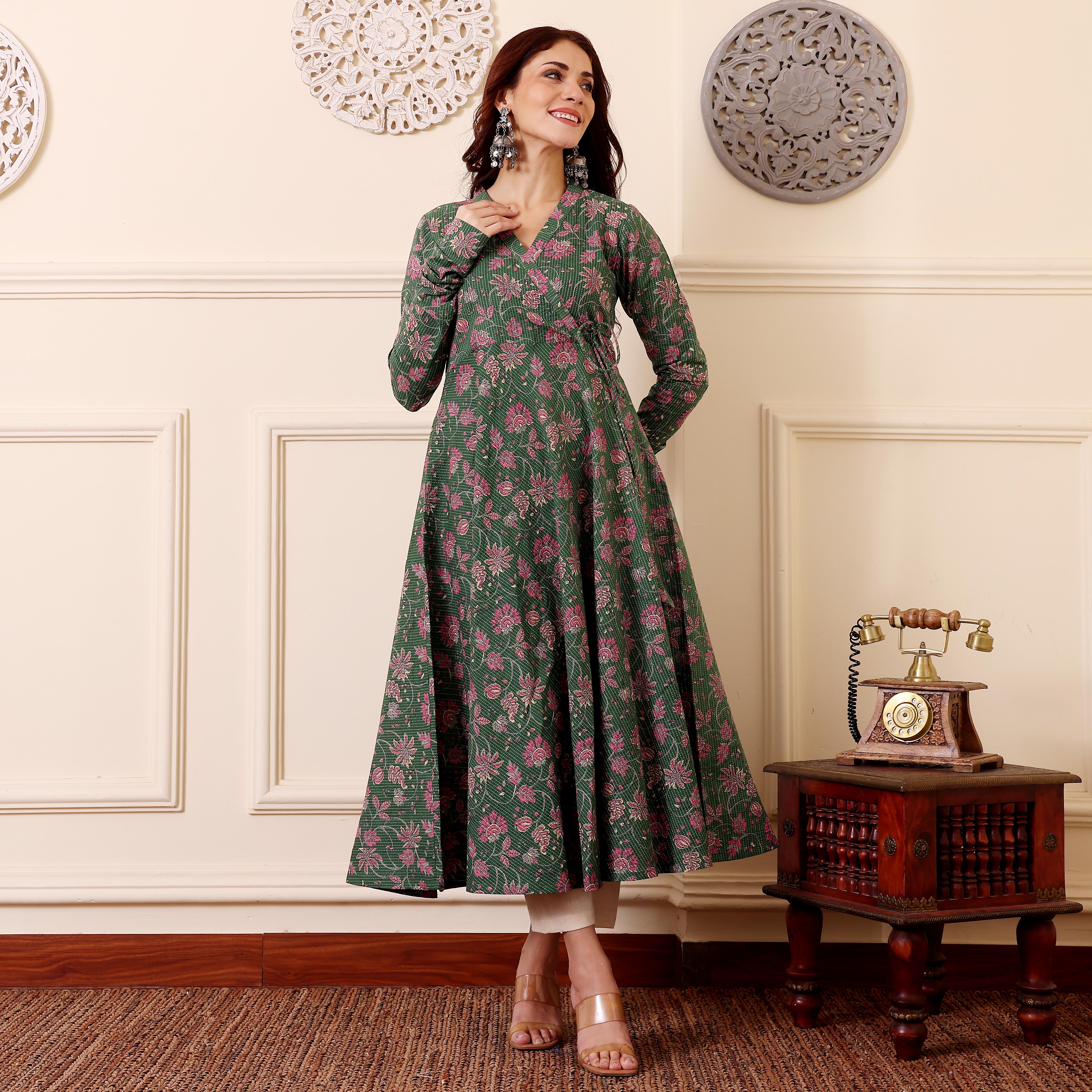 Shree Kantha Cotton Kurta - Image 2