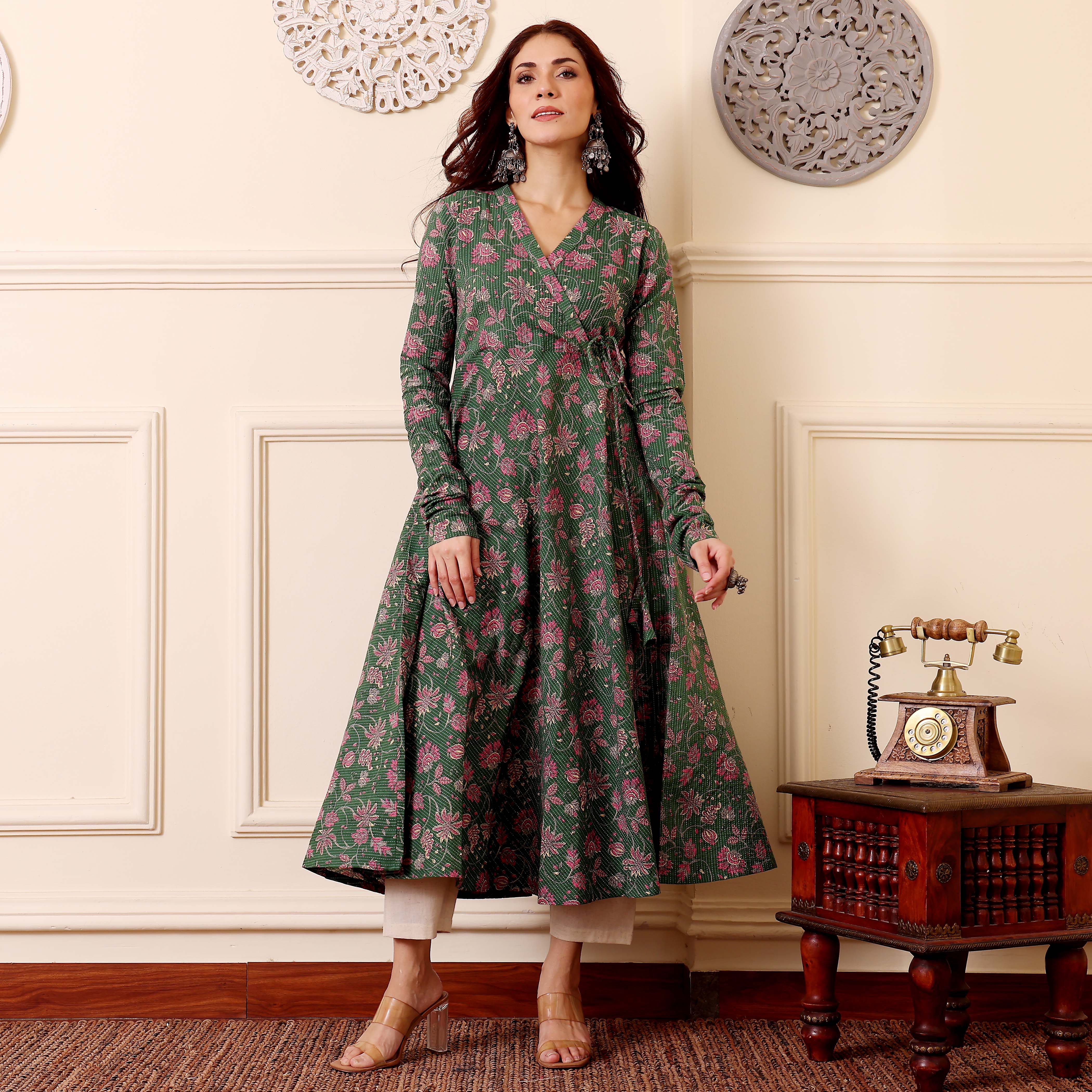 Shree Kantha Cotton Kurta - Image 4