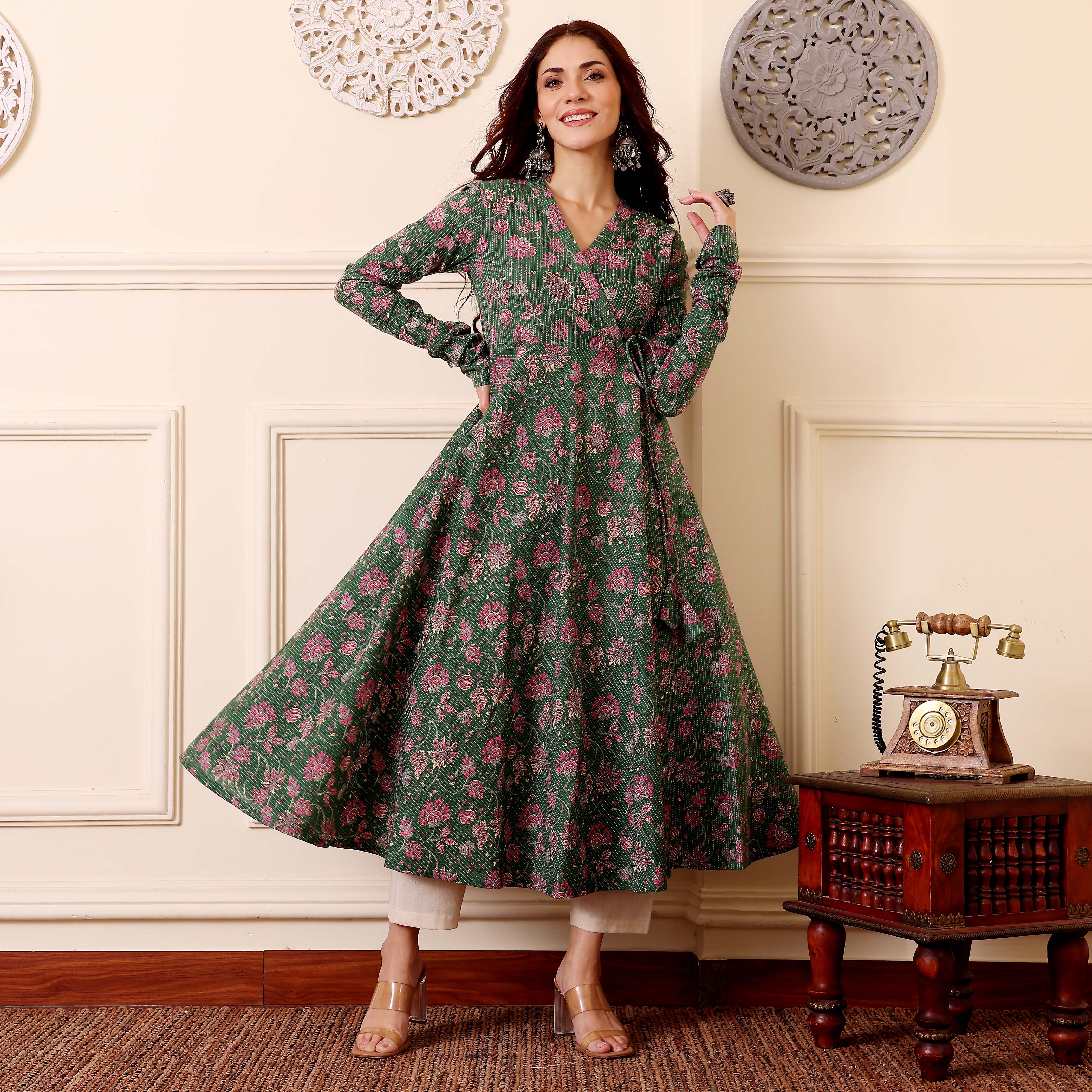 Shree Kantha Cotton Kurta - Image 5