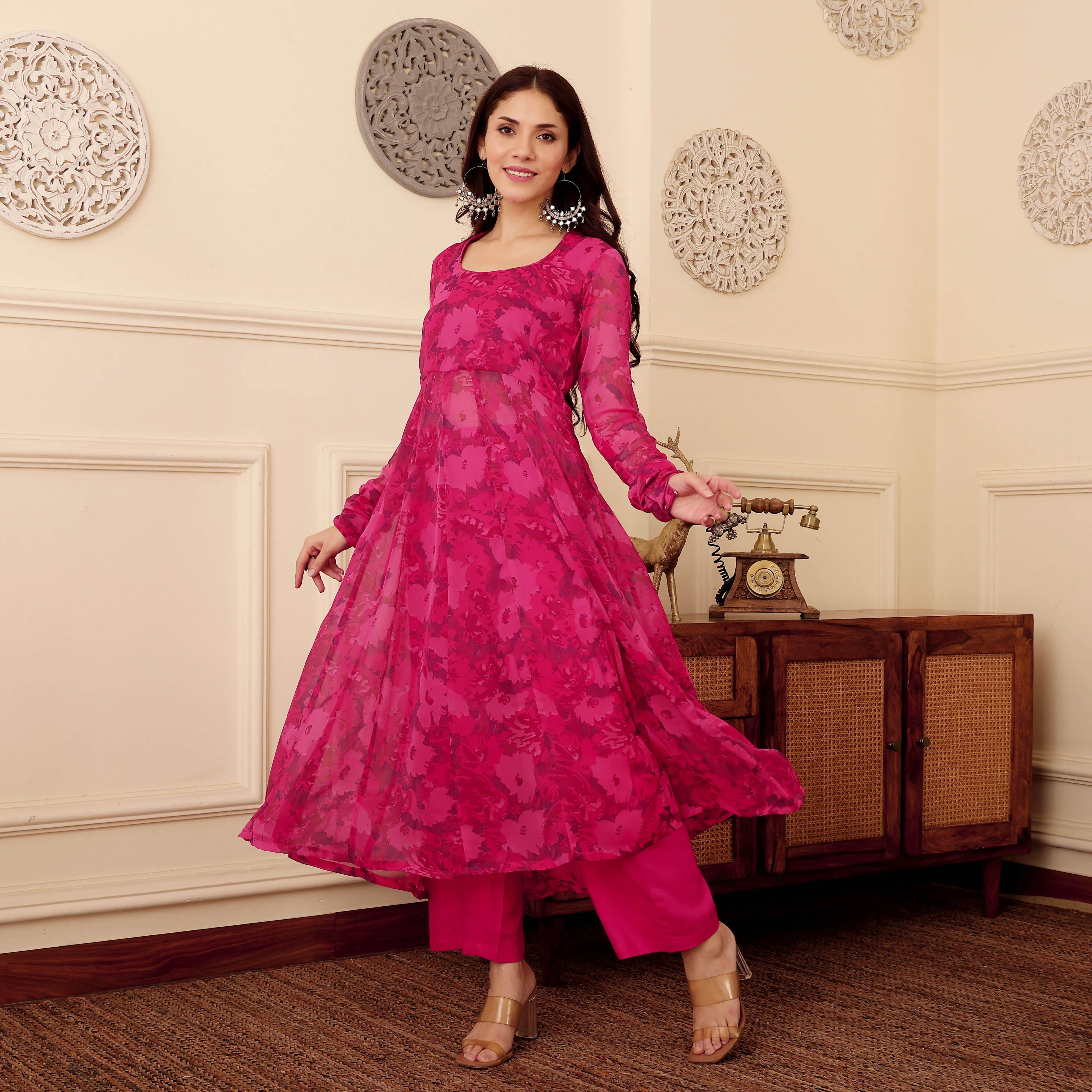Amala Chiffon Kurta - Image 2