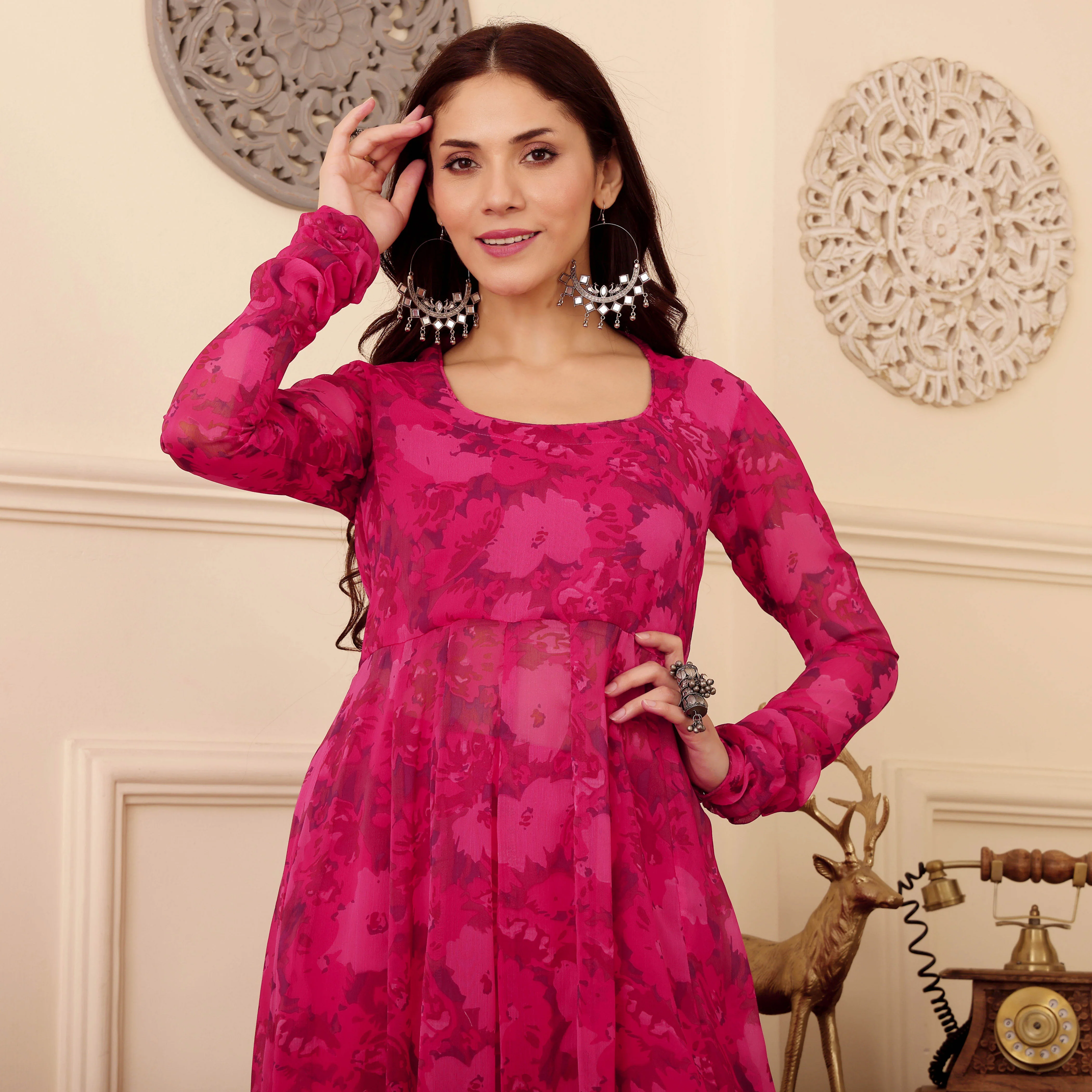 Amala Chiffon Kurta - Image 3