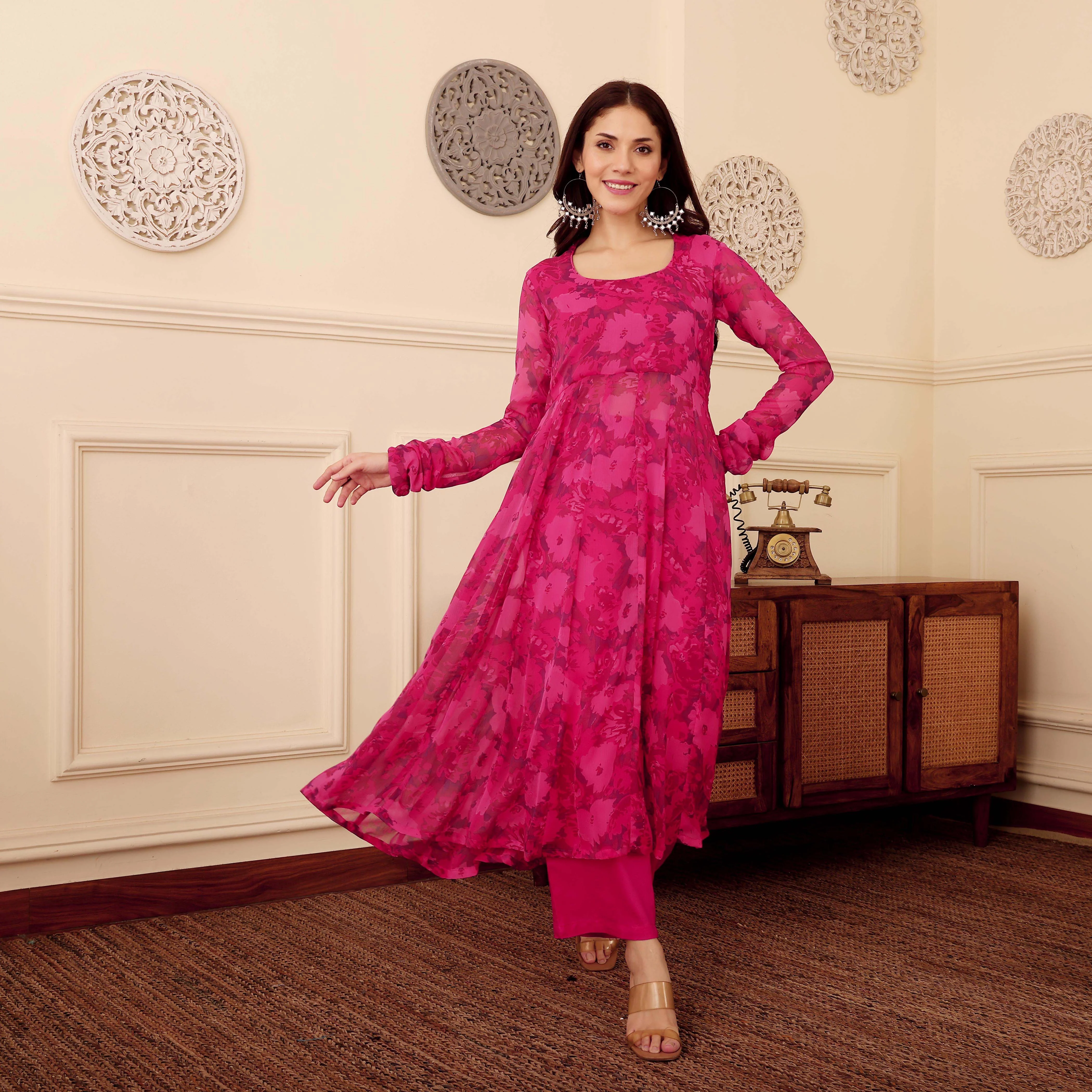 Amala Chiffon Kurta - Image 4