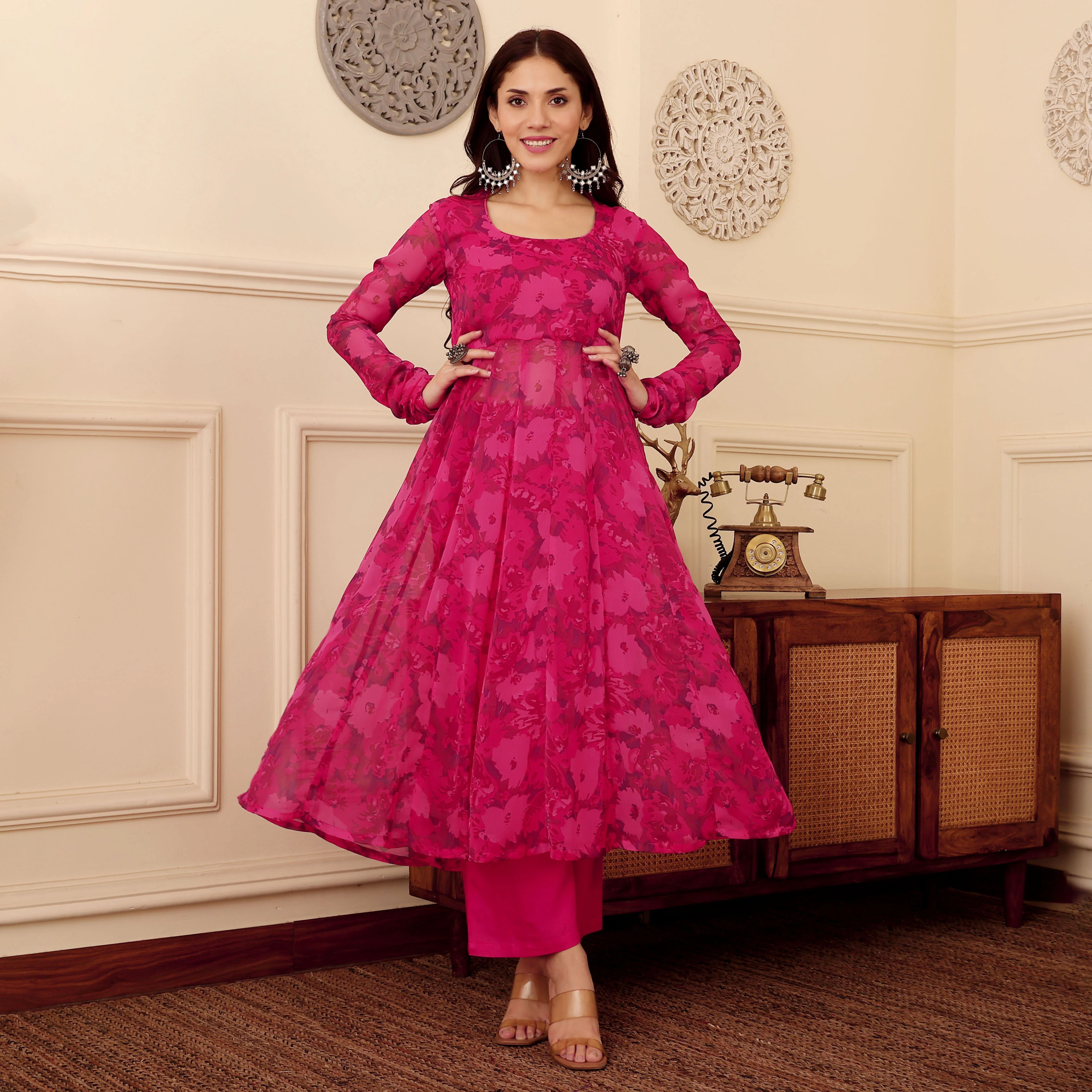 Amala Chiffon Kurta - Image 5