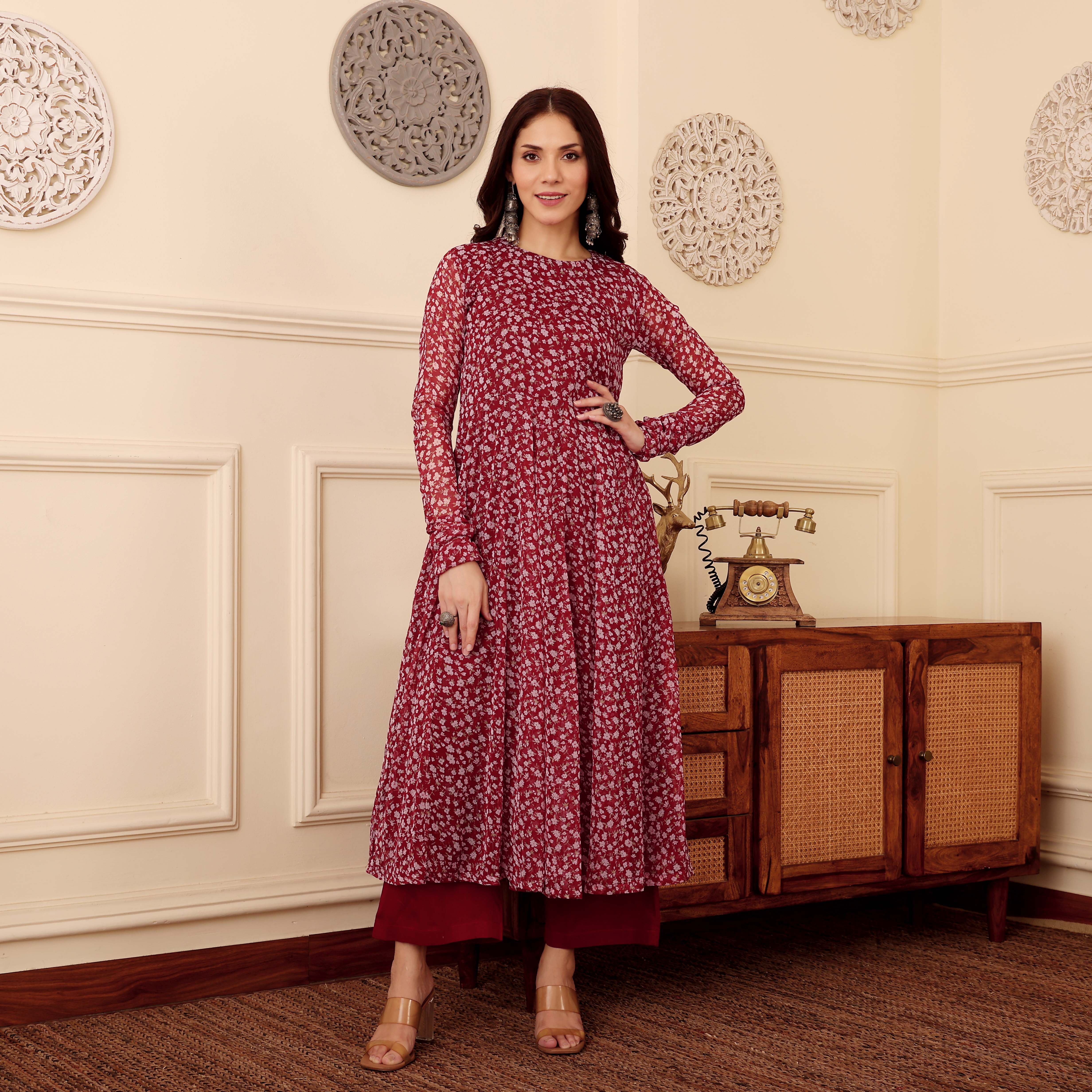 Sofia Georgette Kurta - Image 3