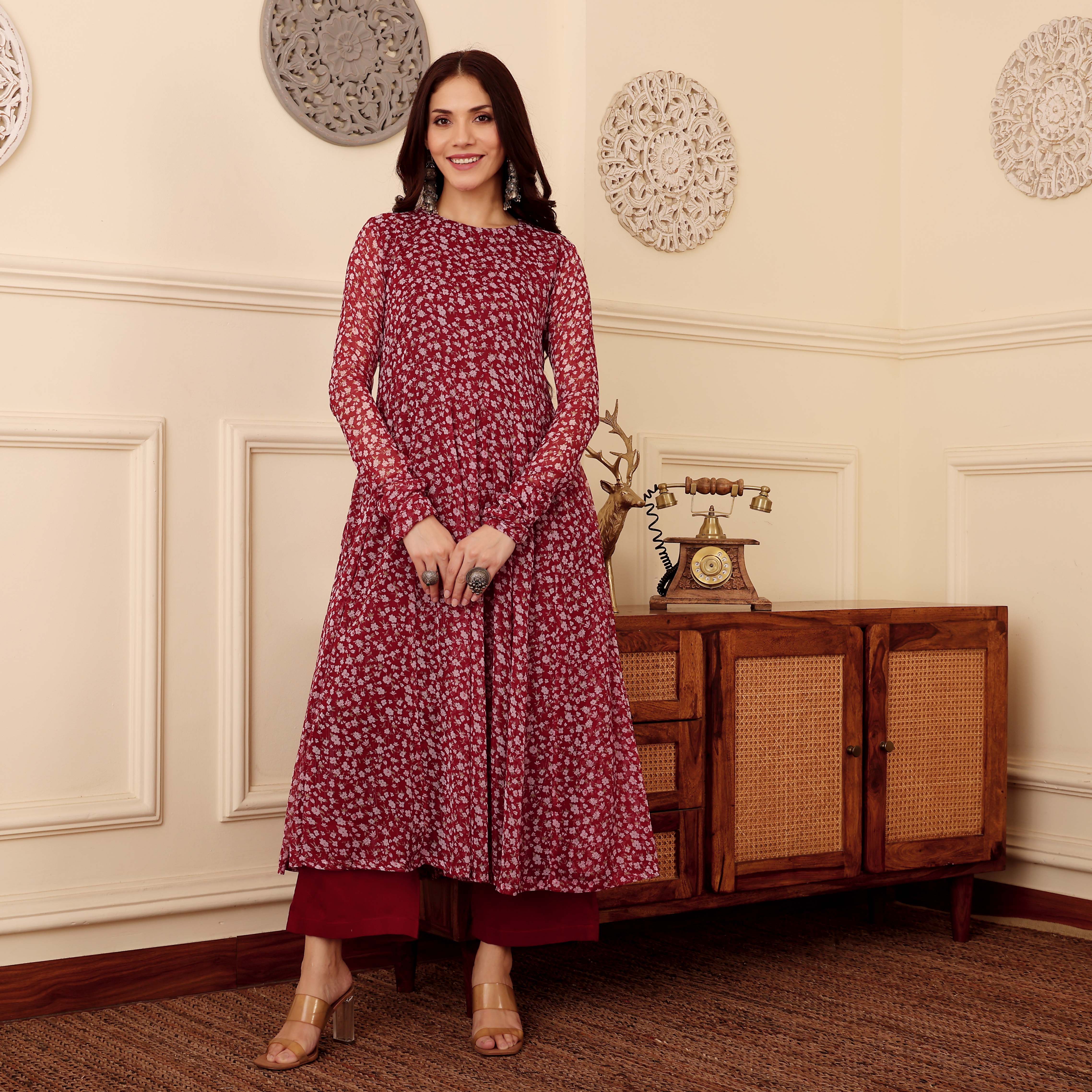 Sofia Georgette Kurta - Image 4
