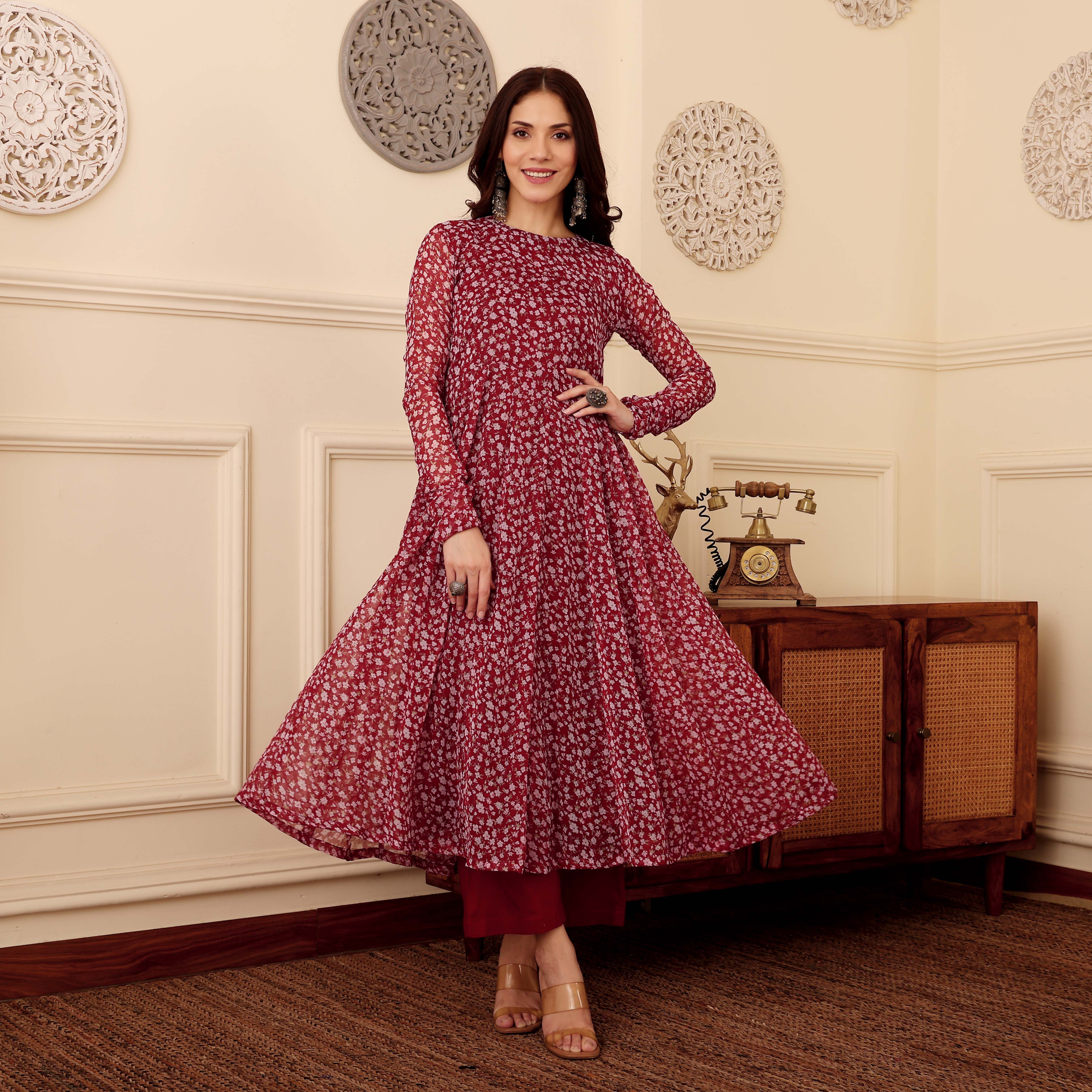 Sofia Georgette Kurta - Image 5