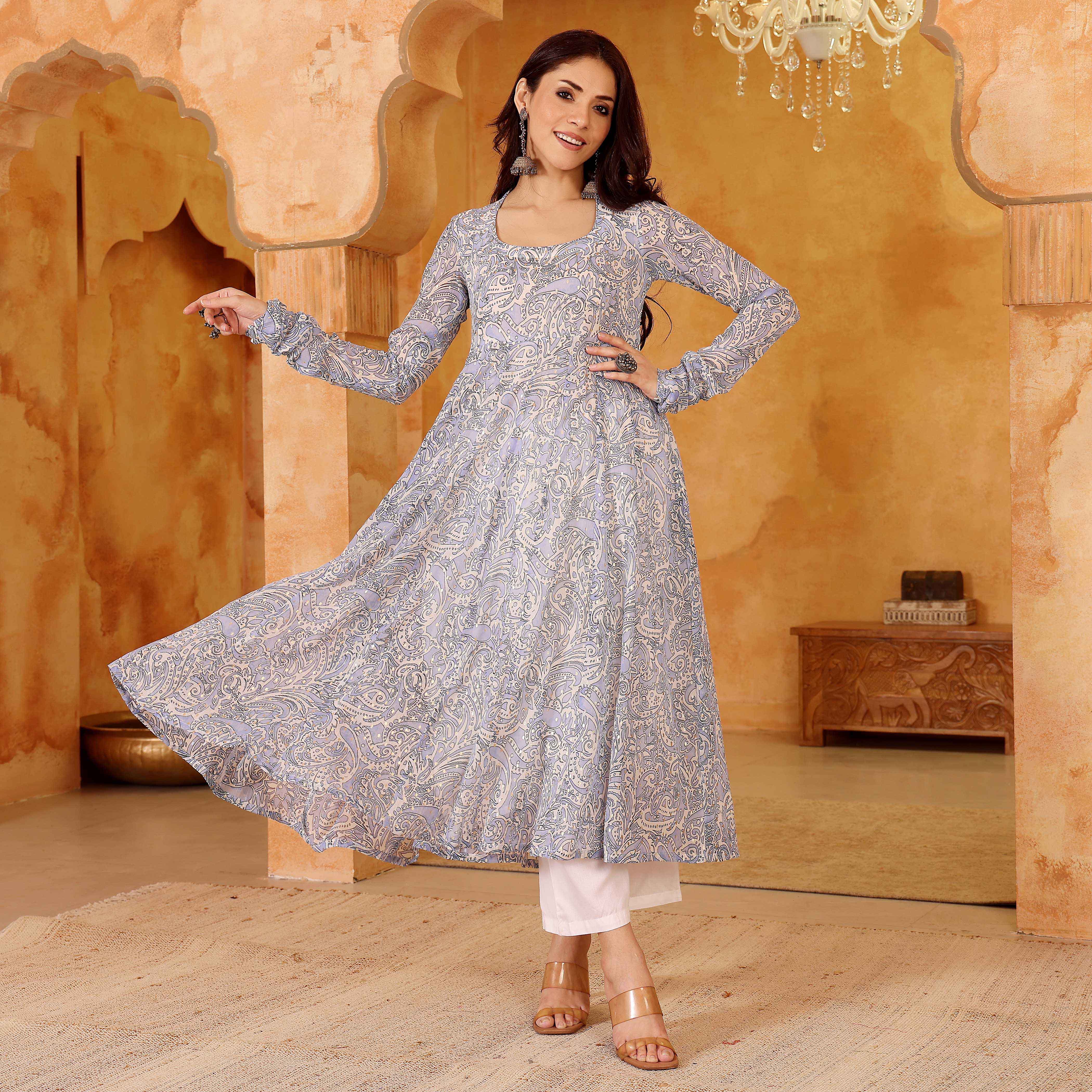 Sumila Georgette Kurta - Image 5