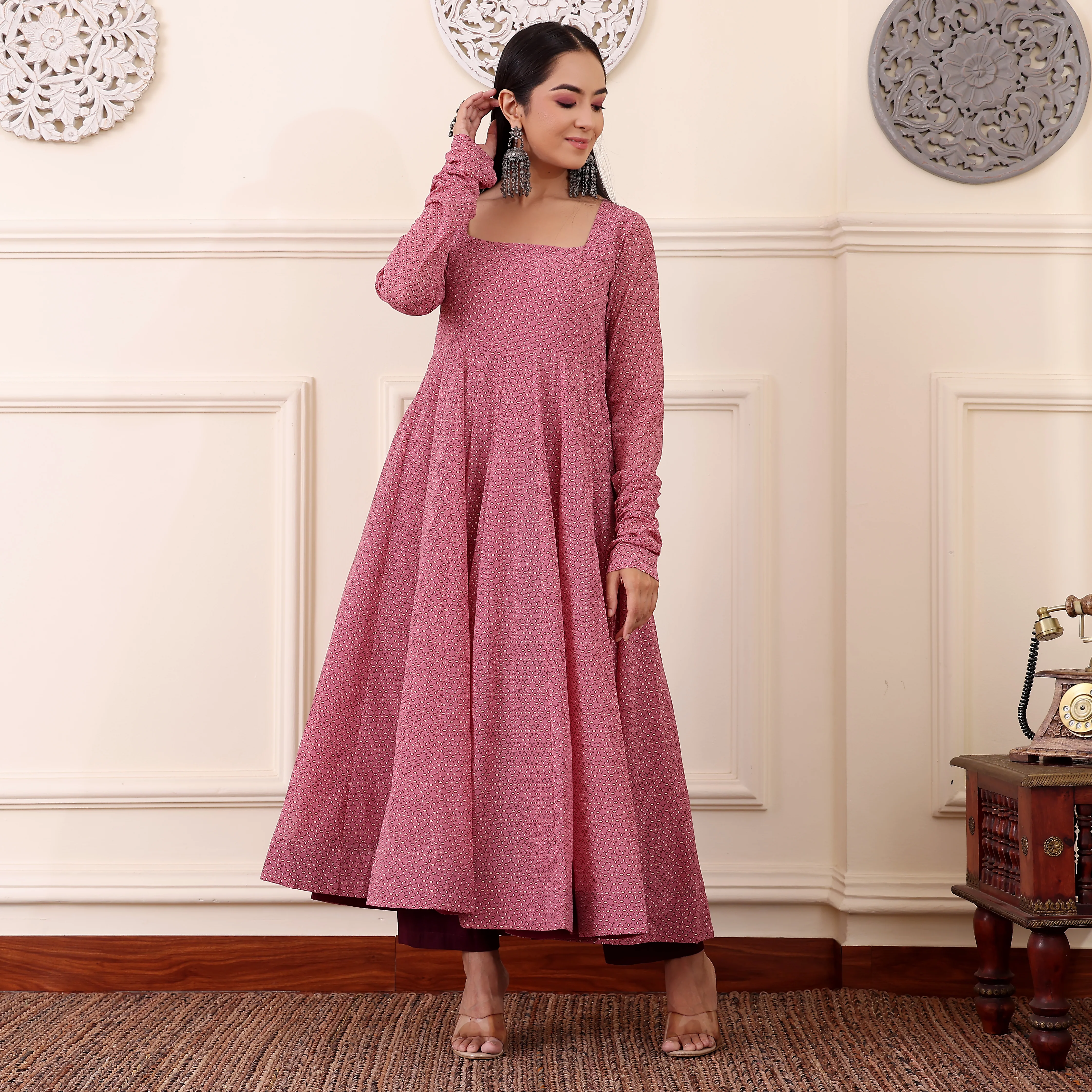 Sunanda Georgette Kalidaar Kurta - Image 5