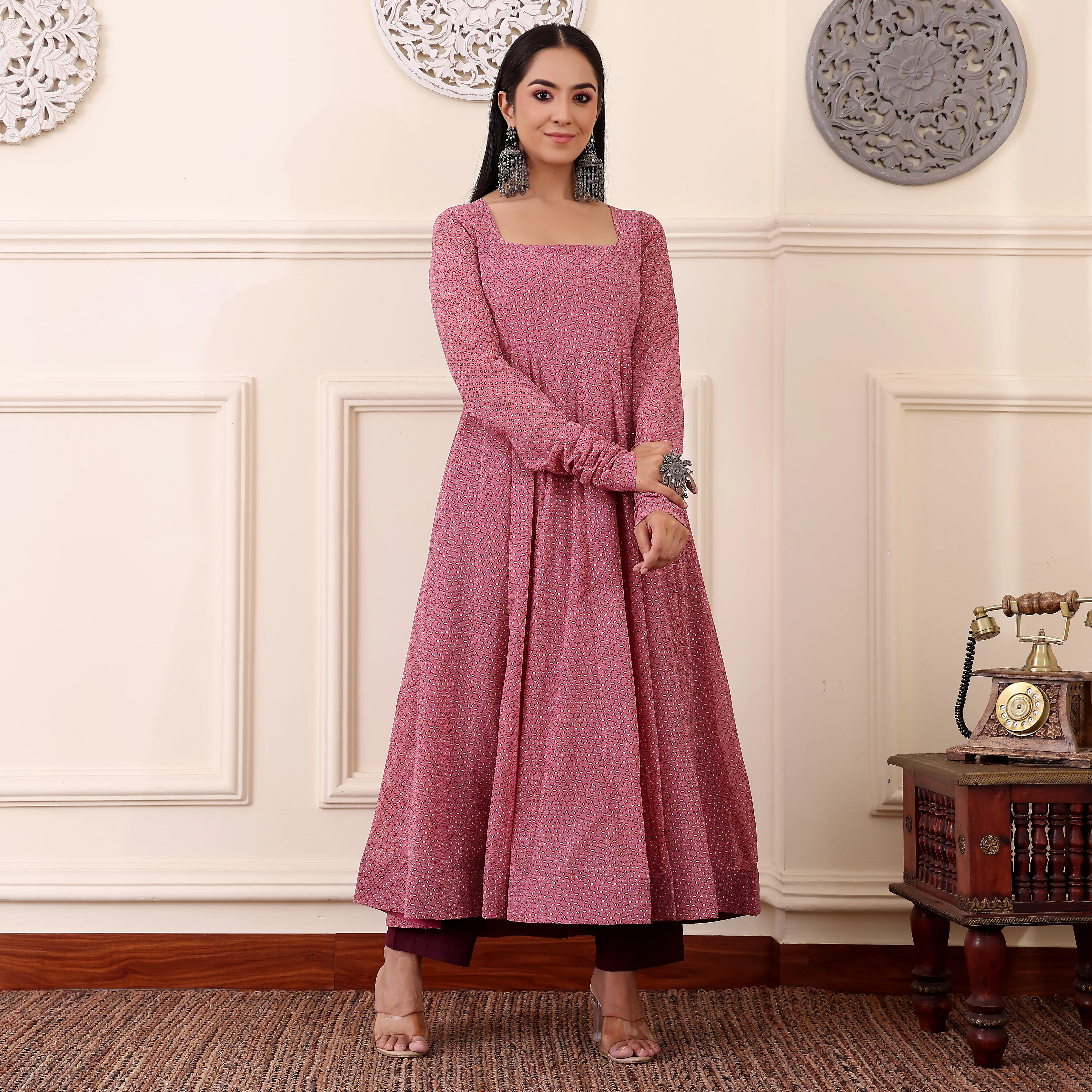 Sunanda Georgette Kalidaar Kurta - Image 6