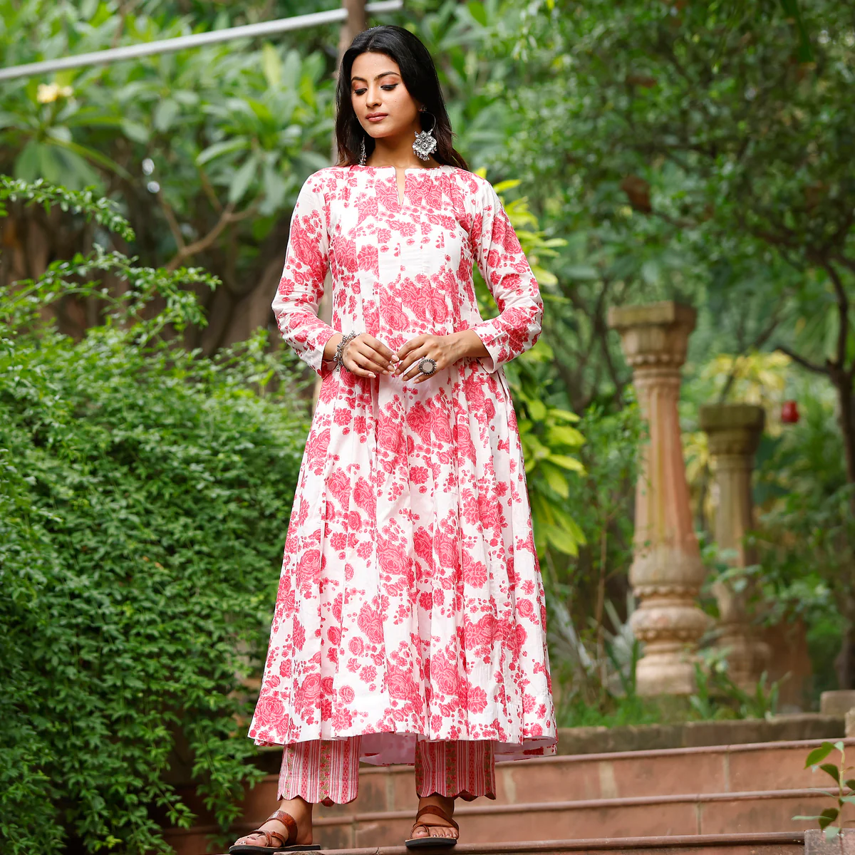 Surati Cotton Printed  Set - Image 3