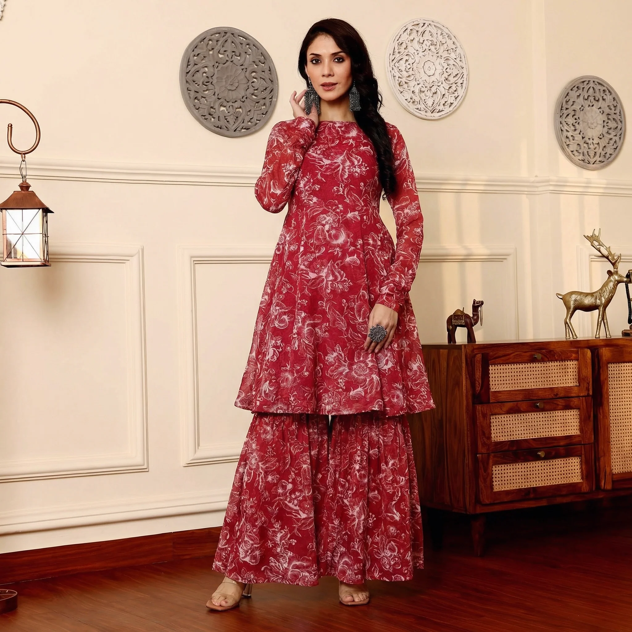 Aradhya Sharara Georgette Set - Image 2