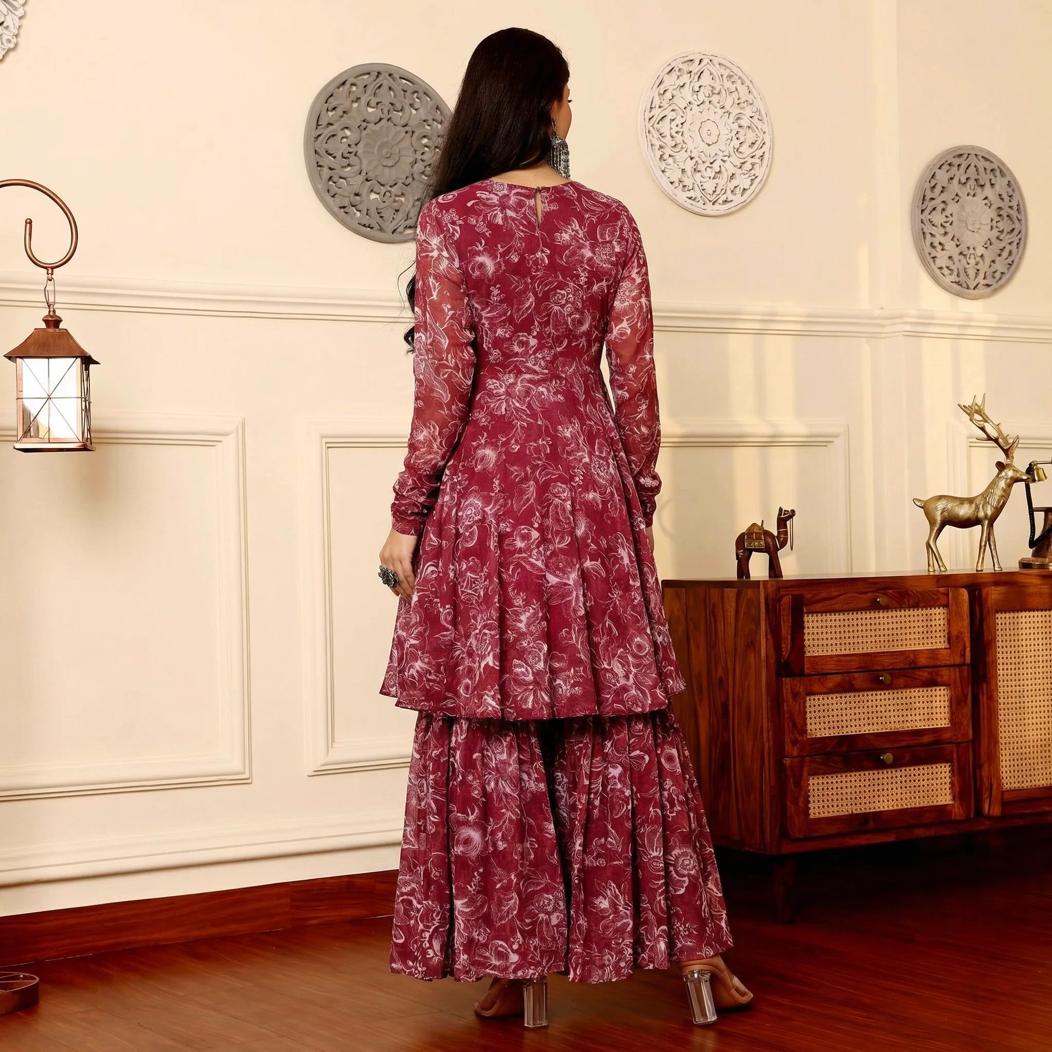 Aradhya Sharara Georgette Set - Image 3