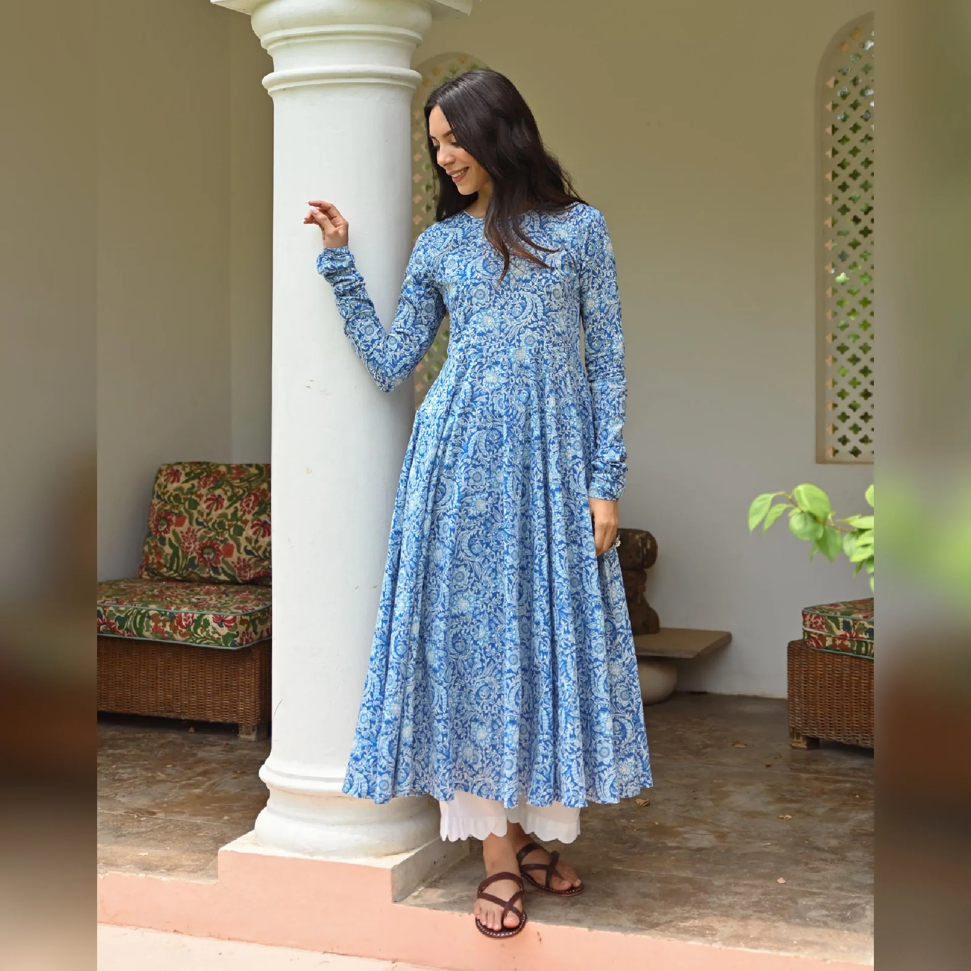 Swarna Gher Cotton Kurta - Image 3